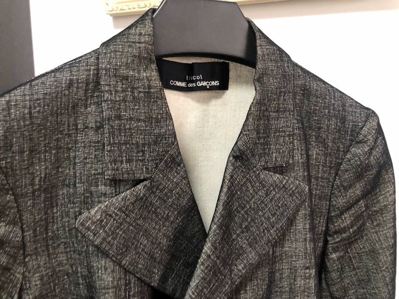 Comme des Garcons Comme Des Garcons MSpecial texture fabric double breasted j Size US M / EU 48-50 / 2 - 4 Thumbnail