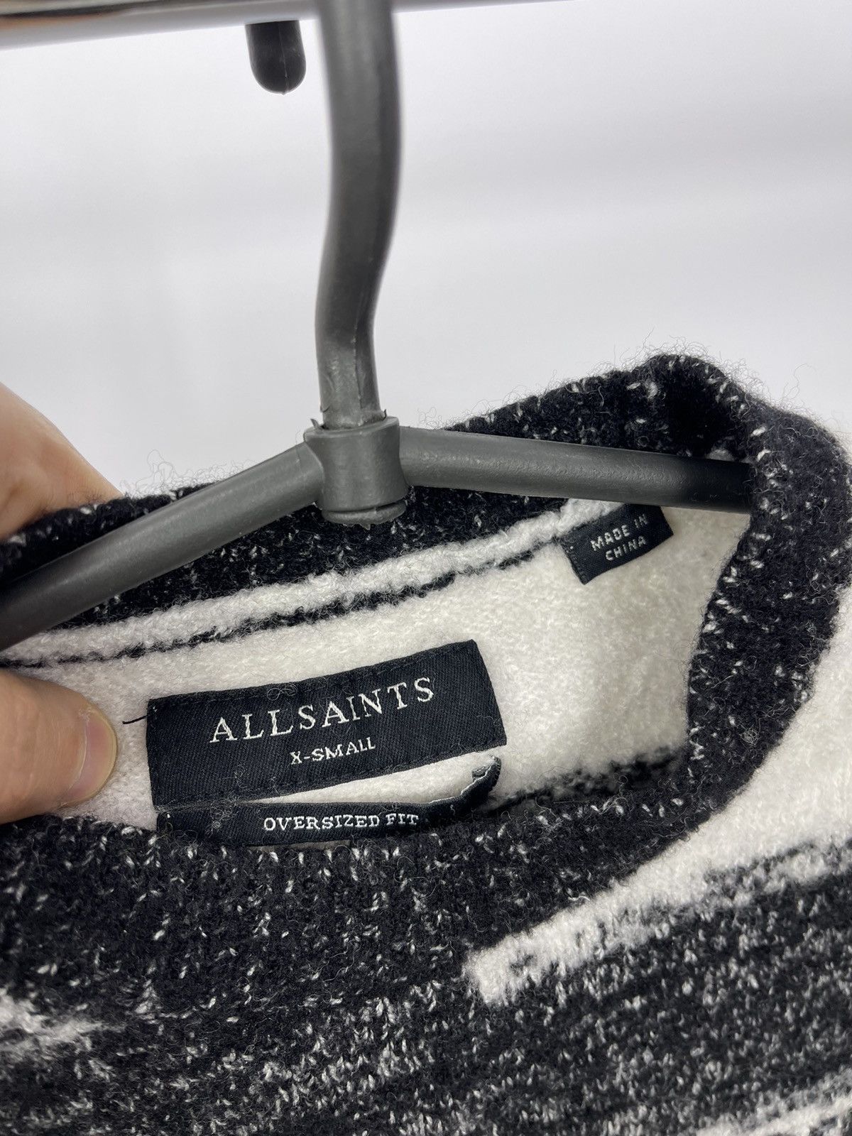 Allsaints All Saints Sweater Size XXS 100% Wool Multicolor Size US XXS / EU 40 - 3 Thumbnail