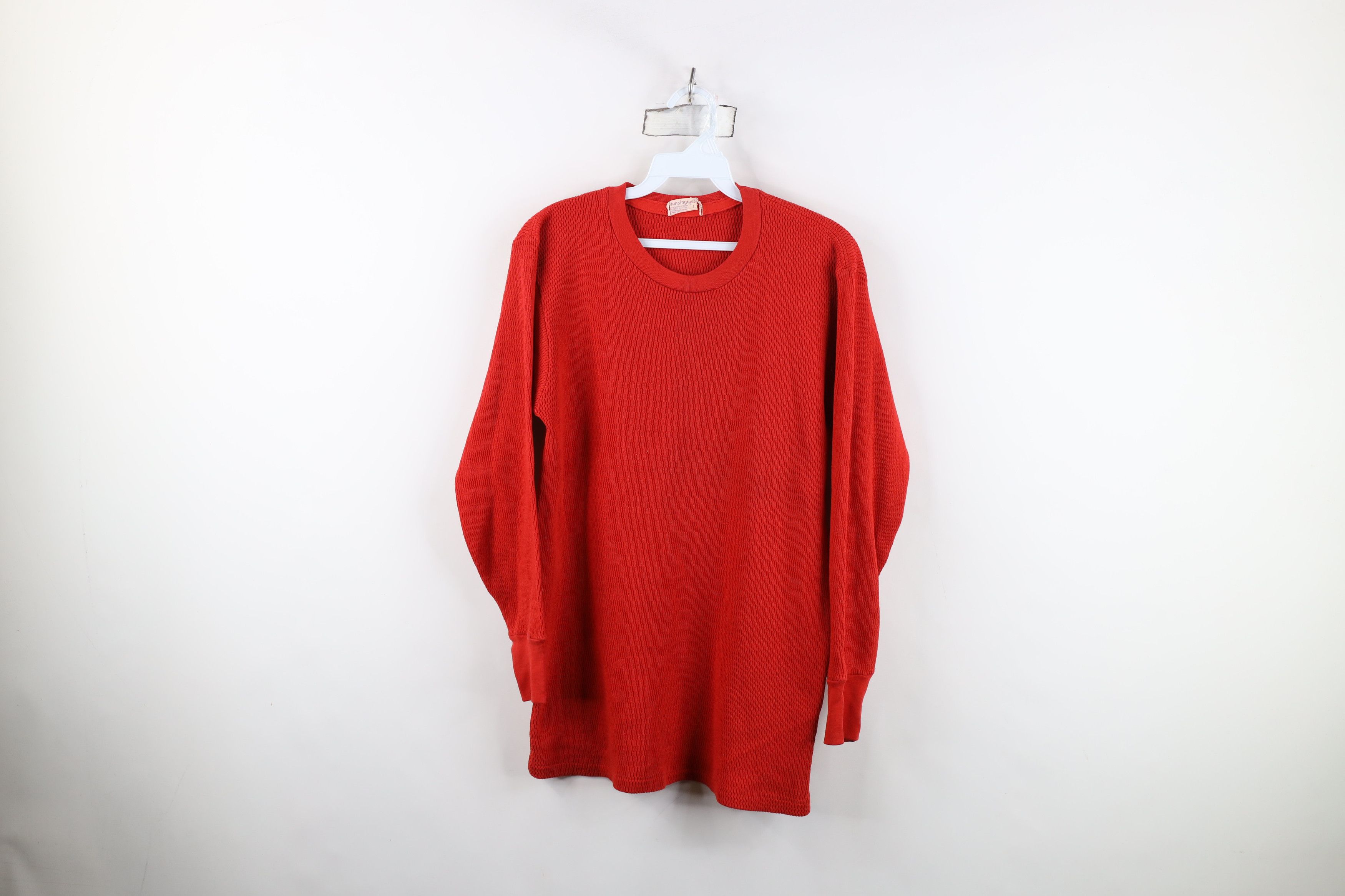 Vintage Vintage 50s 60s Streetwear Knit Long Sleeve T-Shirt USA Size US L / EU 52-54 / 3 - 1 Thumbnail