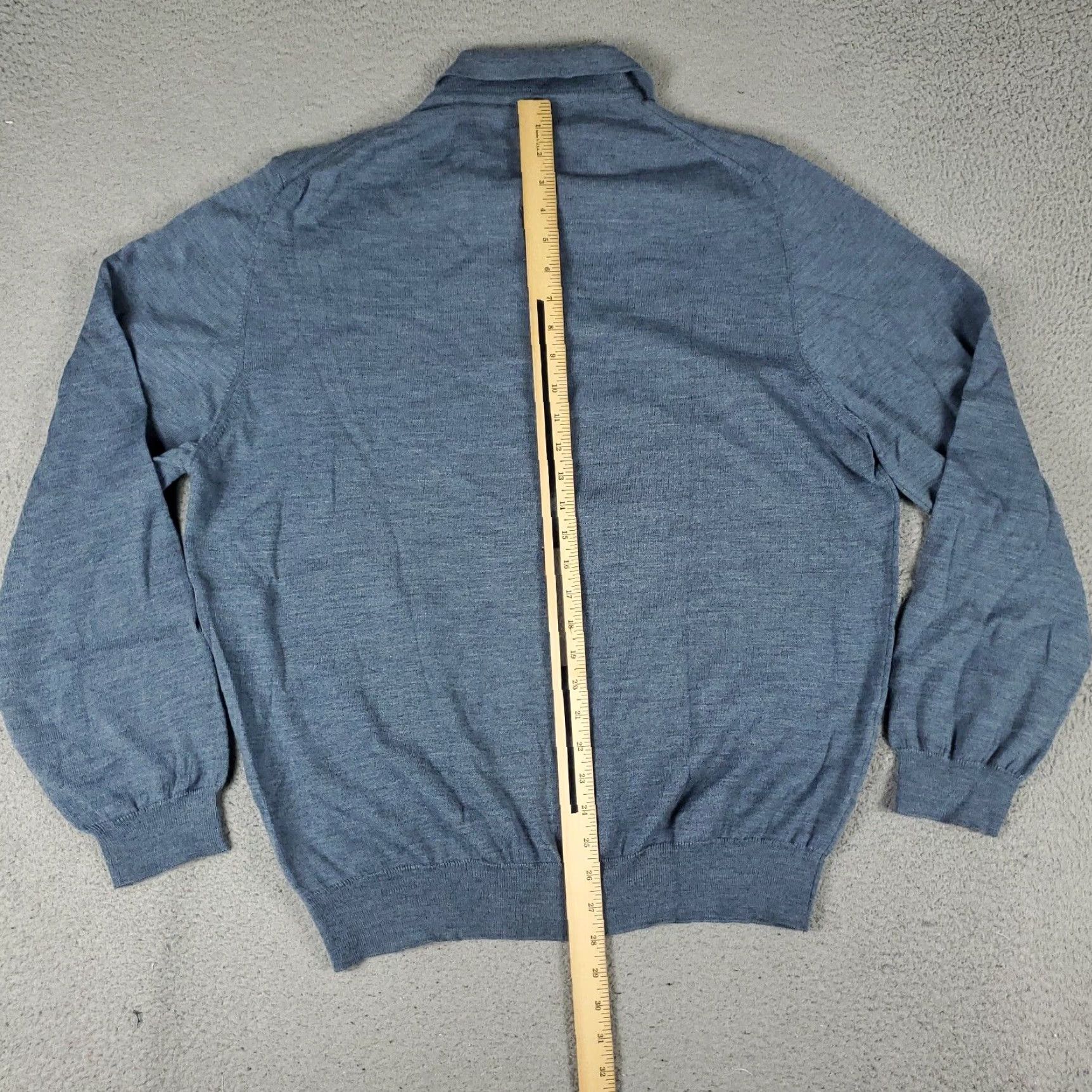 Brooks Brothers Brooks Brothers Mens XL Extra Large Blue Italian Merino Wool Sweater Collared Size US XL / EU 56 / 4 - 5 Thumbnail