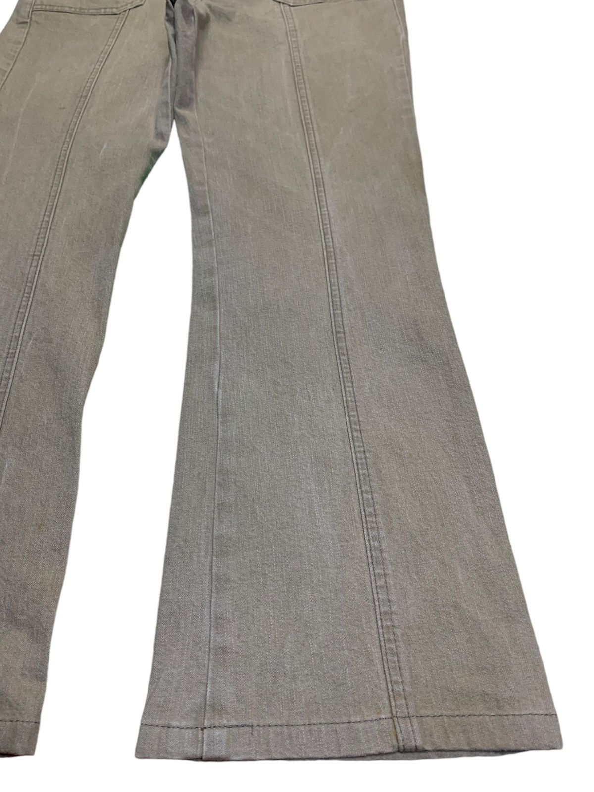 Valentino Vintage Rudolph Valentino Fatigue Baker Pants Flare Jeans Size US 29 - 7 Thumbnail