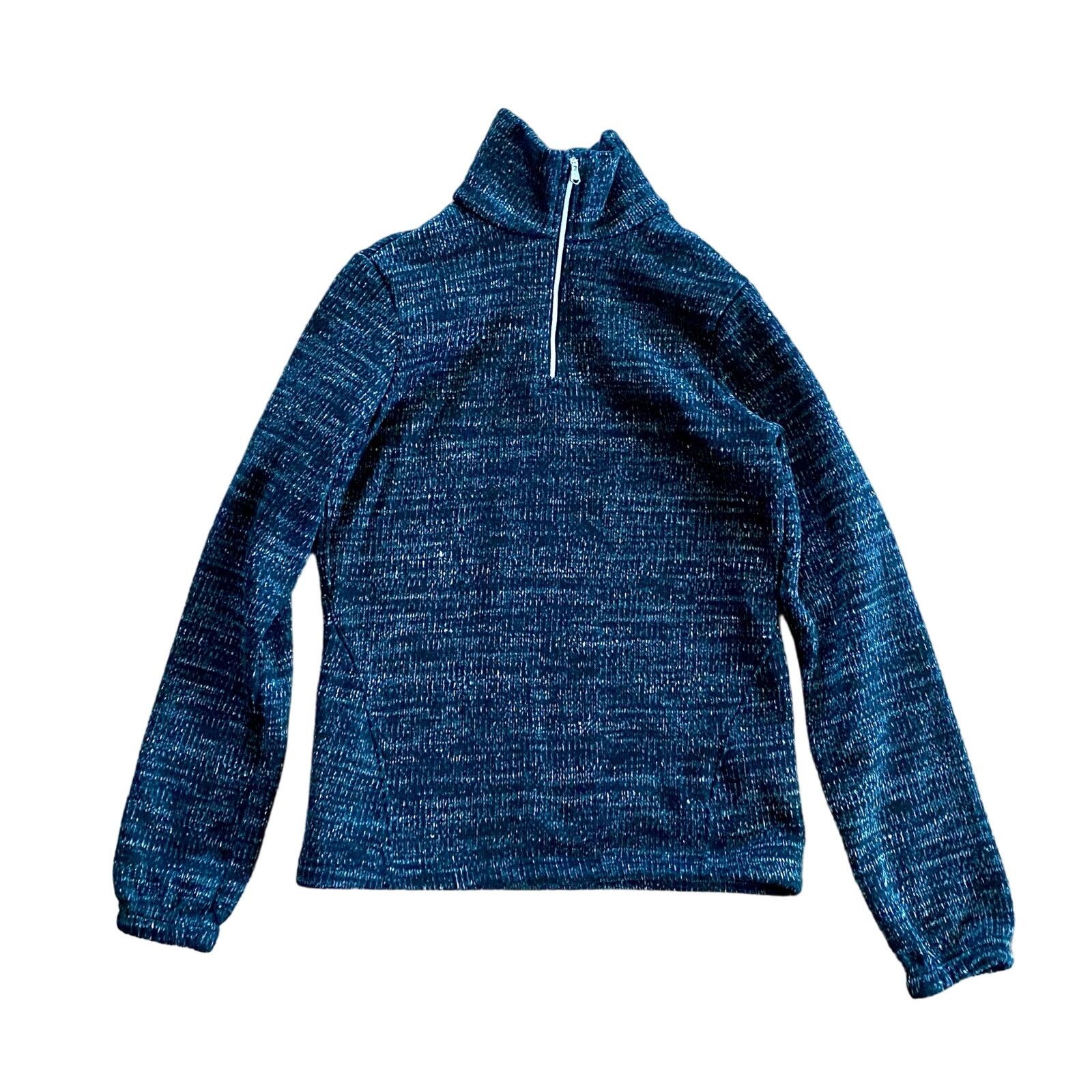 Spyder Spyder Heathered Black Fleece Half Zip Pullover Womens Small Size S / US 4 / IT 40 - 1 Thumbnail