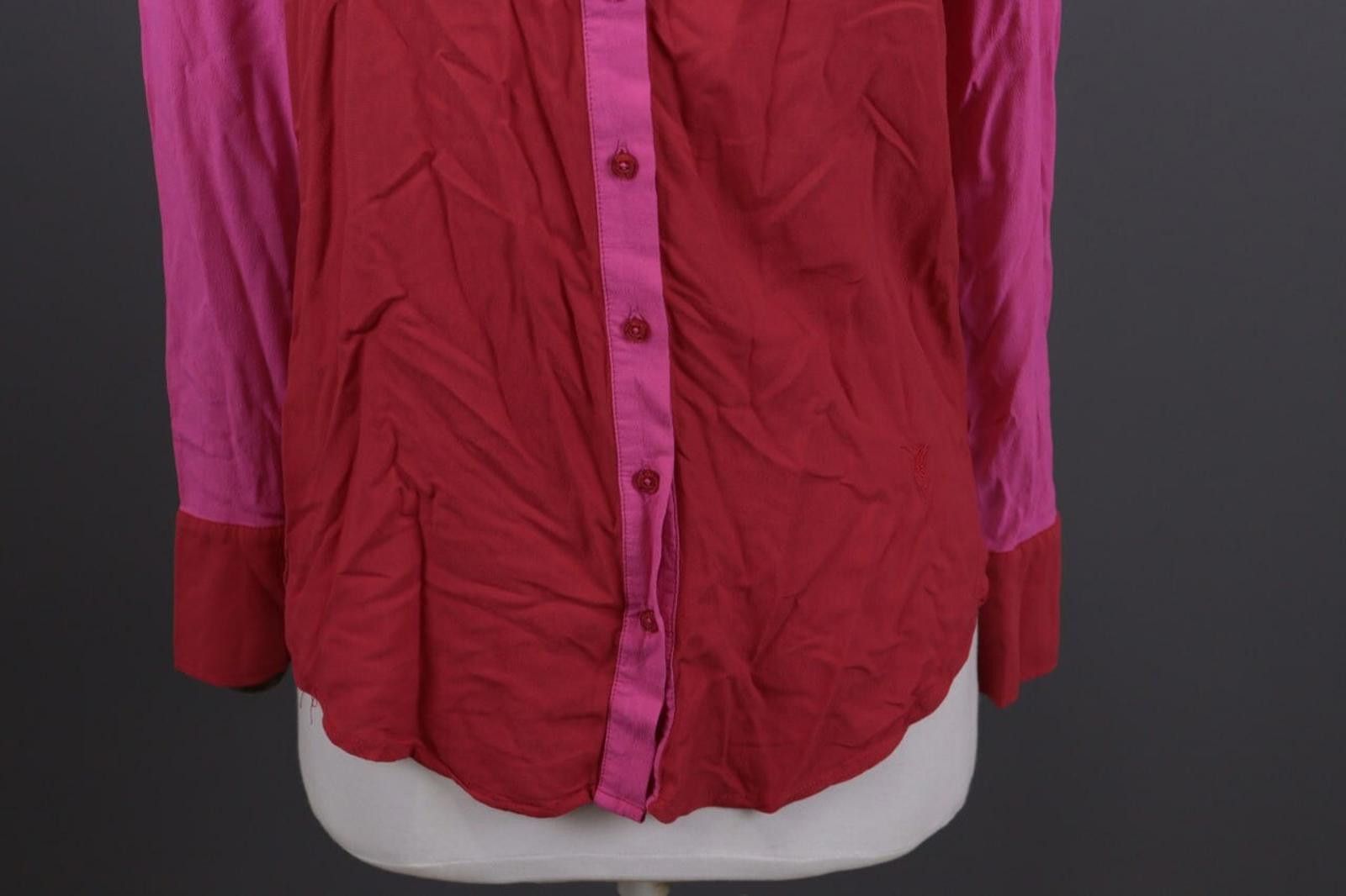 Designer Emily Van Den Bergh Red Button Down Blouse Shirt Size 36 Size M / US 6-8 / IT 42-44 - 3 Thumbnail