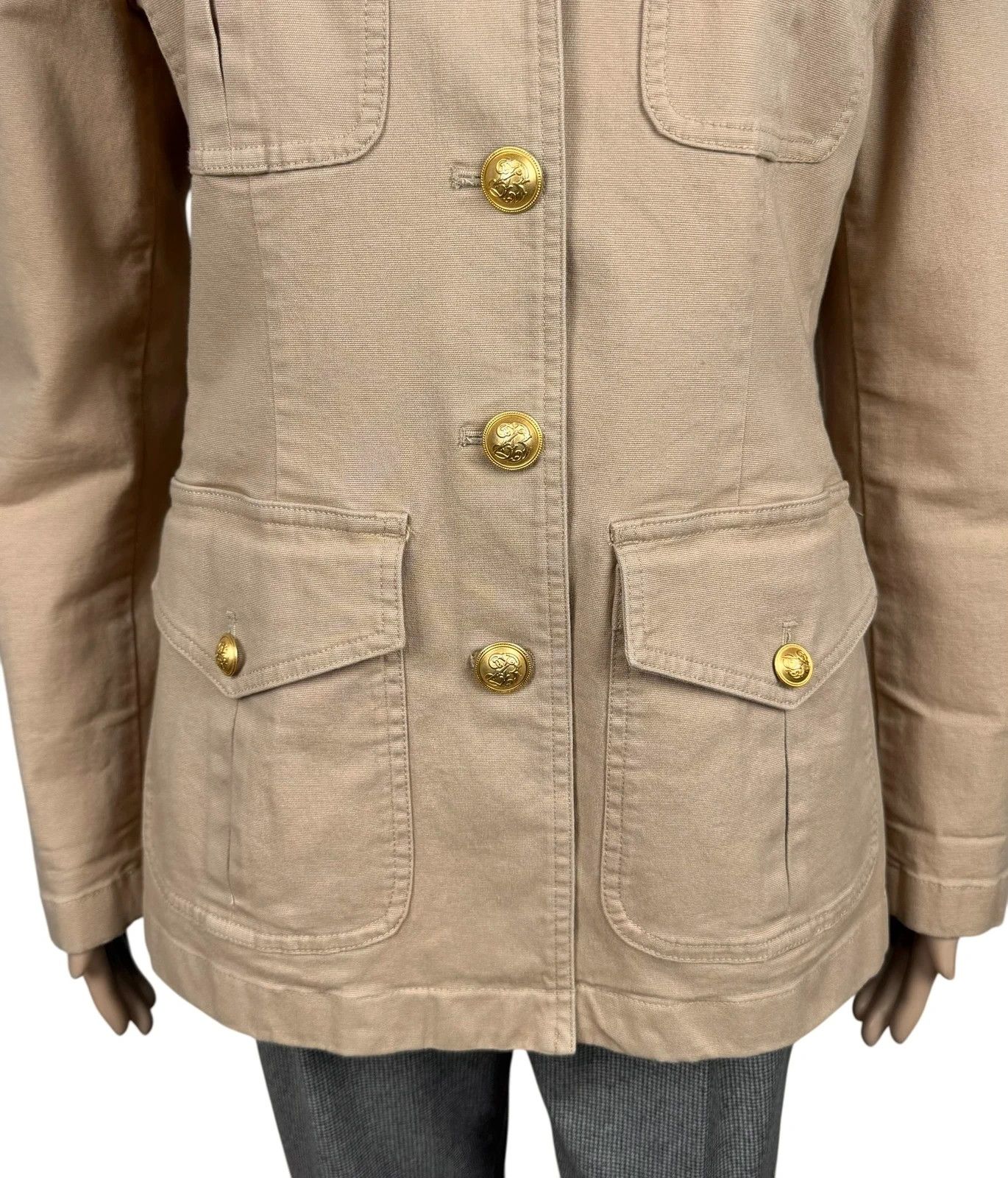 Lauren Ralph Lauren Lauren Ralph Lauren Denim Jacket Army Button Up size US6 Size M / US 6-8 / IT 42-44 - 9 Thumbnail