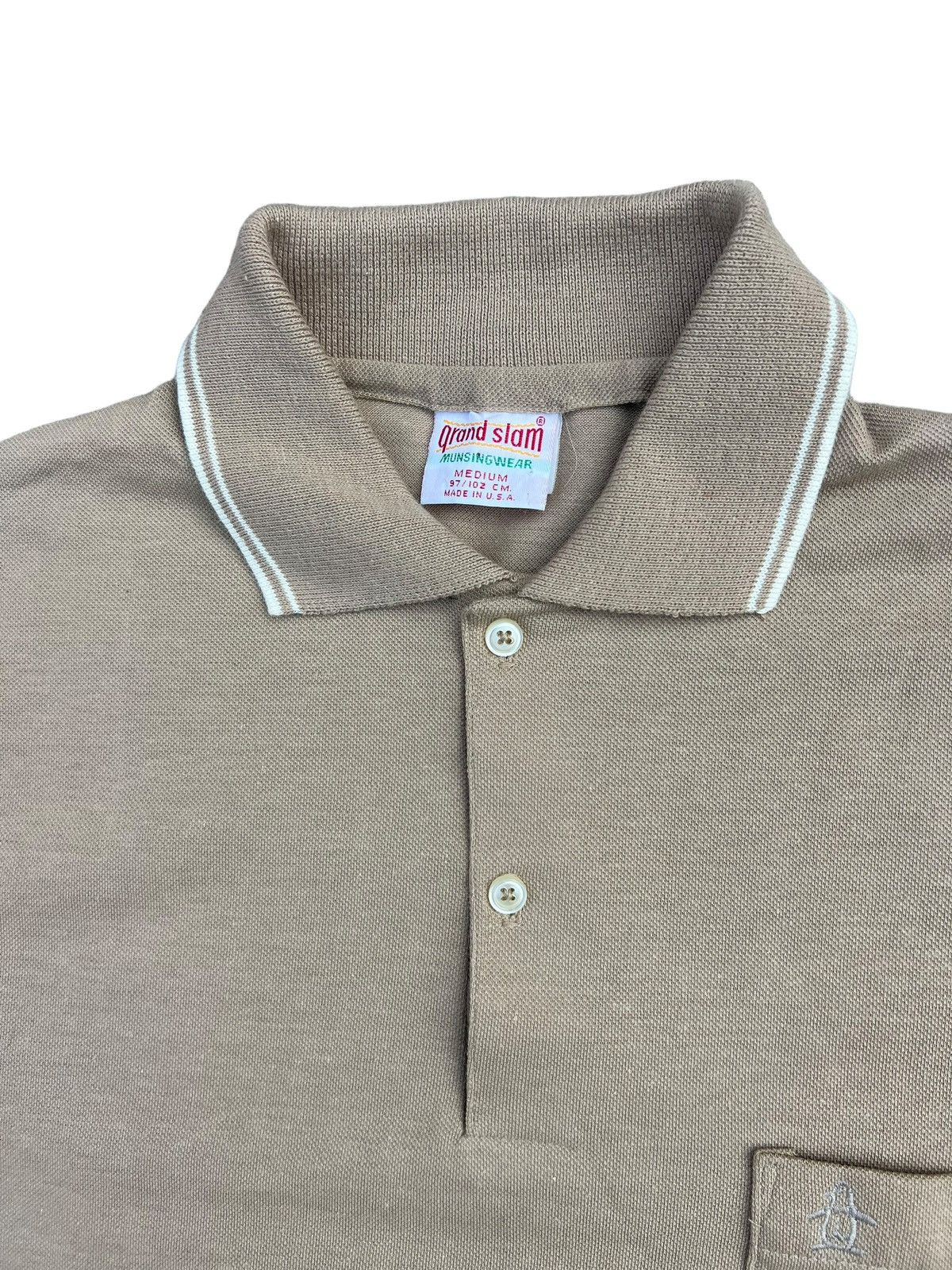 Grand Slam × Vintage Vintage 80s Grand Slam Munsingwear Polo Shirt Size US M / EU 48-50 / 2 - 3 Thumbnail