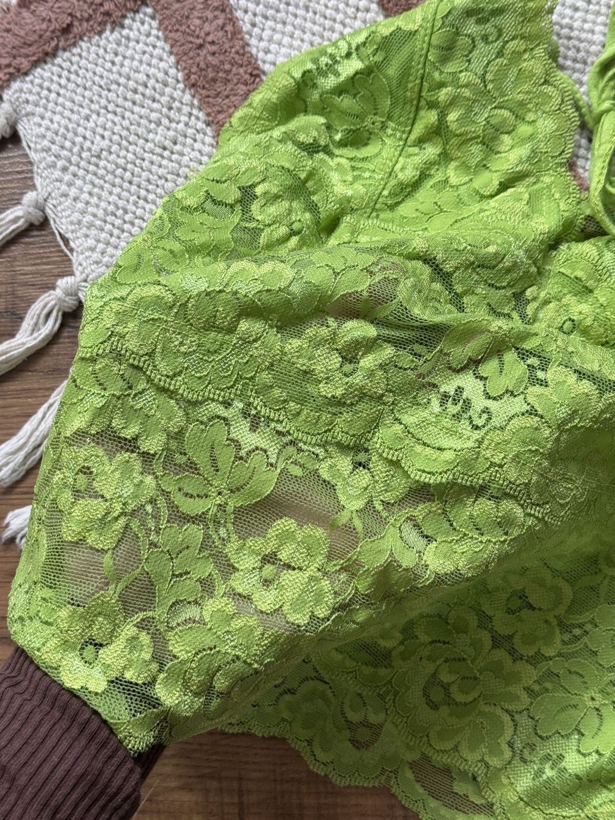 Vintage VINTAGE MESH GUIPURE LACE TANK TOP Size S / US 4 / IT 40 - 4 Thumbnail