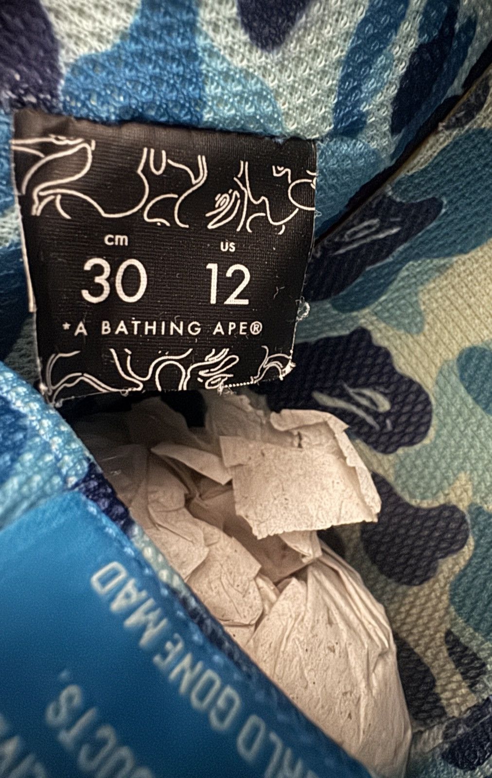 Bape BAPE Sk8 Sta ABC Camo Size US 12 / EU 45 - 5 Thumbnail