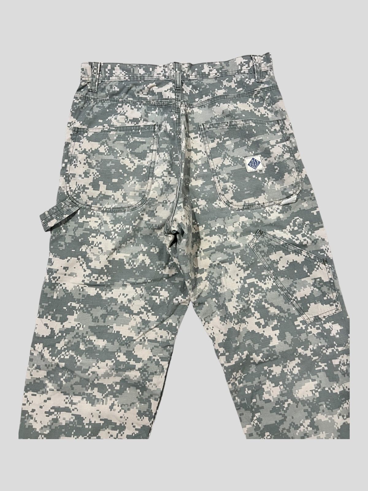 Post Overalls Vintage Post O'alls Digital Camo Wide Leg Carpenter Pants Size US 30 / EU 46 - 3 Thumbnail