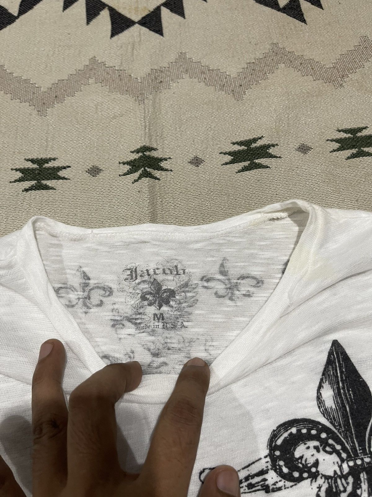 If Six Was Nine 2000s JACOB FLEUR DE LIS SHIRT RARE DESIGN Size M / US 6-8 / IT 42-44 - 7 Thumbnail