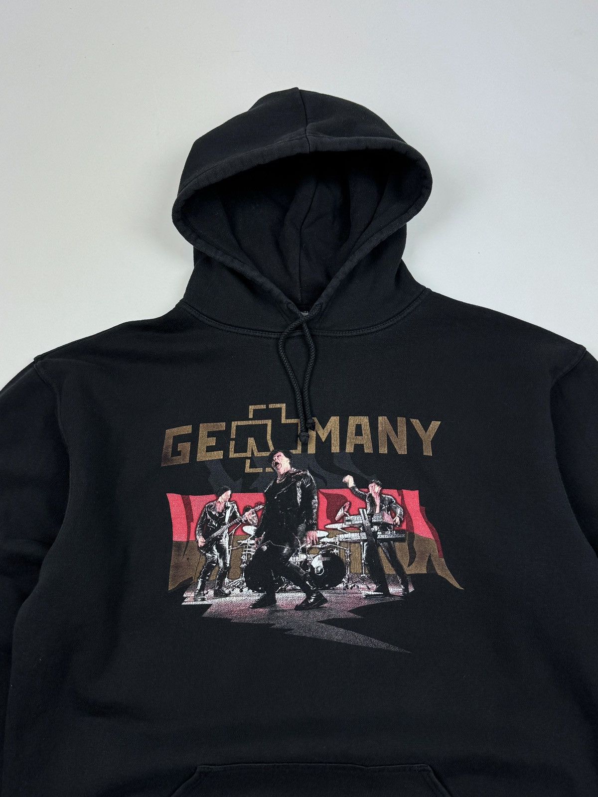 Band Tees × Vintage Y2K Vintage Rammstein Germany Graphic Hoodie Size US XXL / EU 58 / 5 - 4 Thumbnail