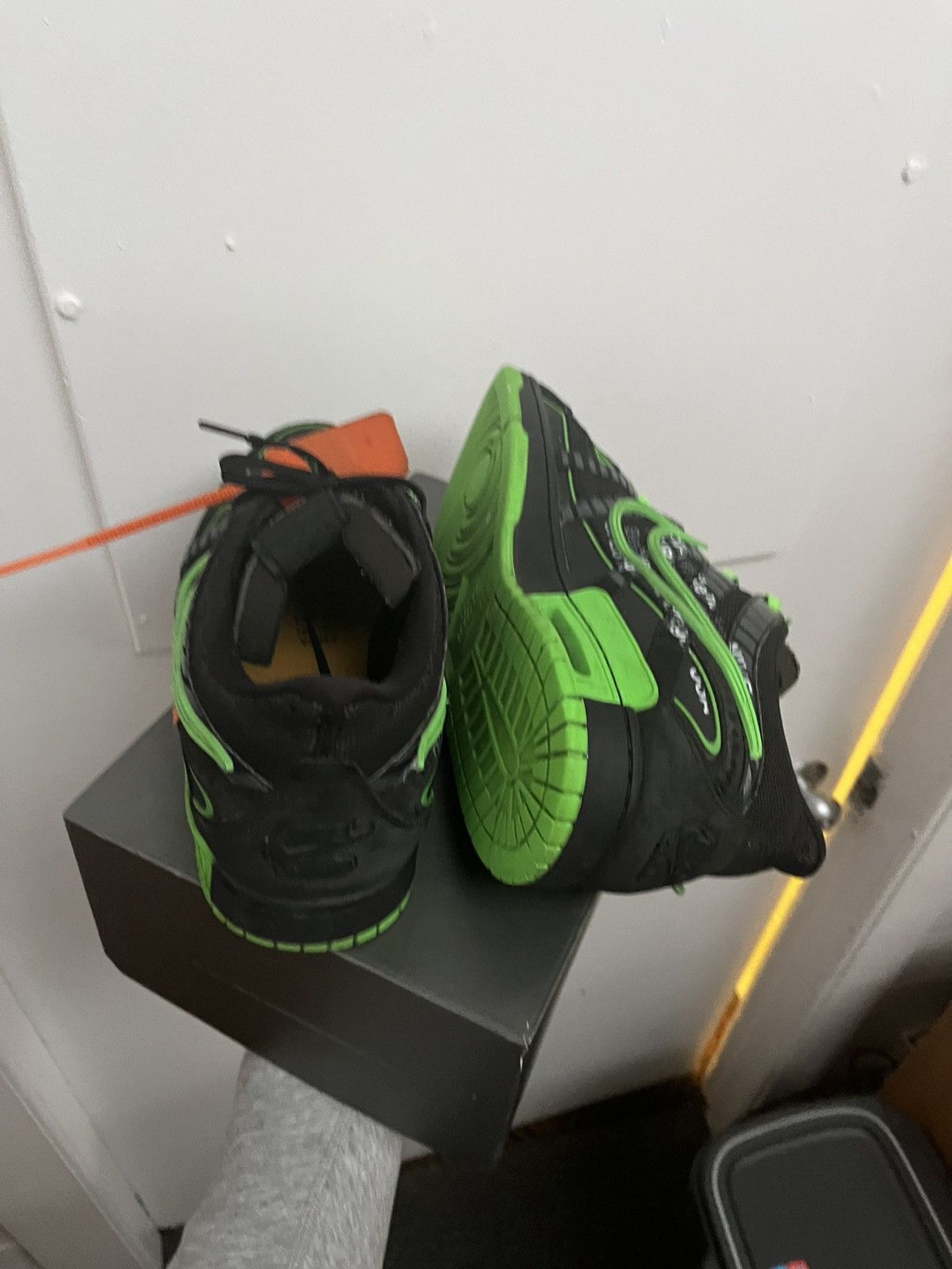 Nike × Off-White Black Off White Rubber Dunks Size US 13 / EU 46 - 5 Thumbnail