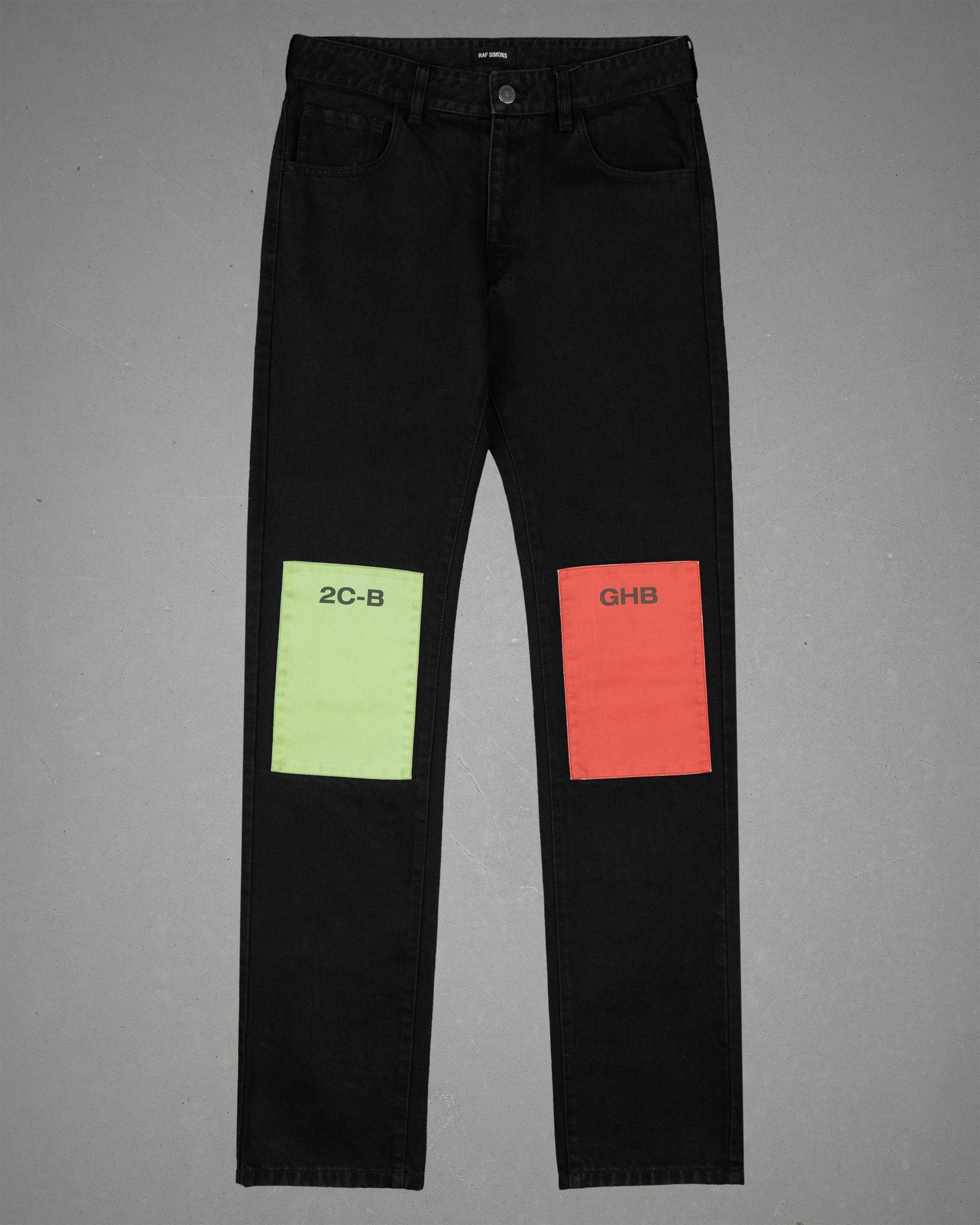 Raf Simons 2C-B GHB Black Jeans