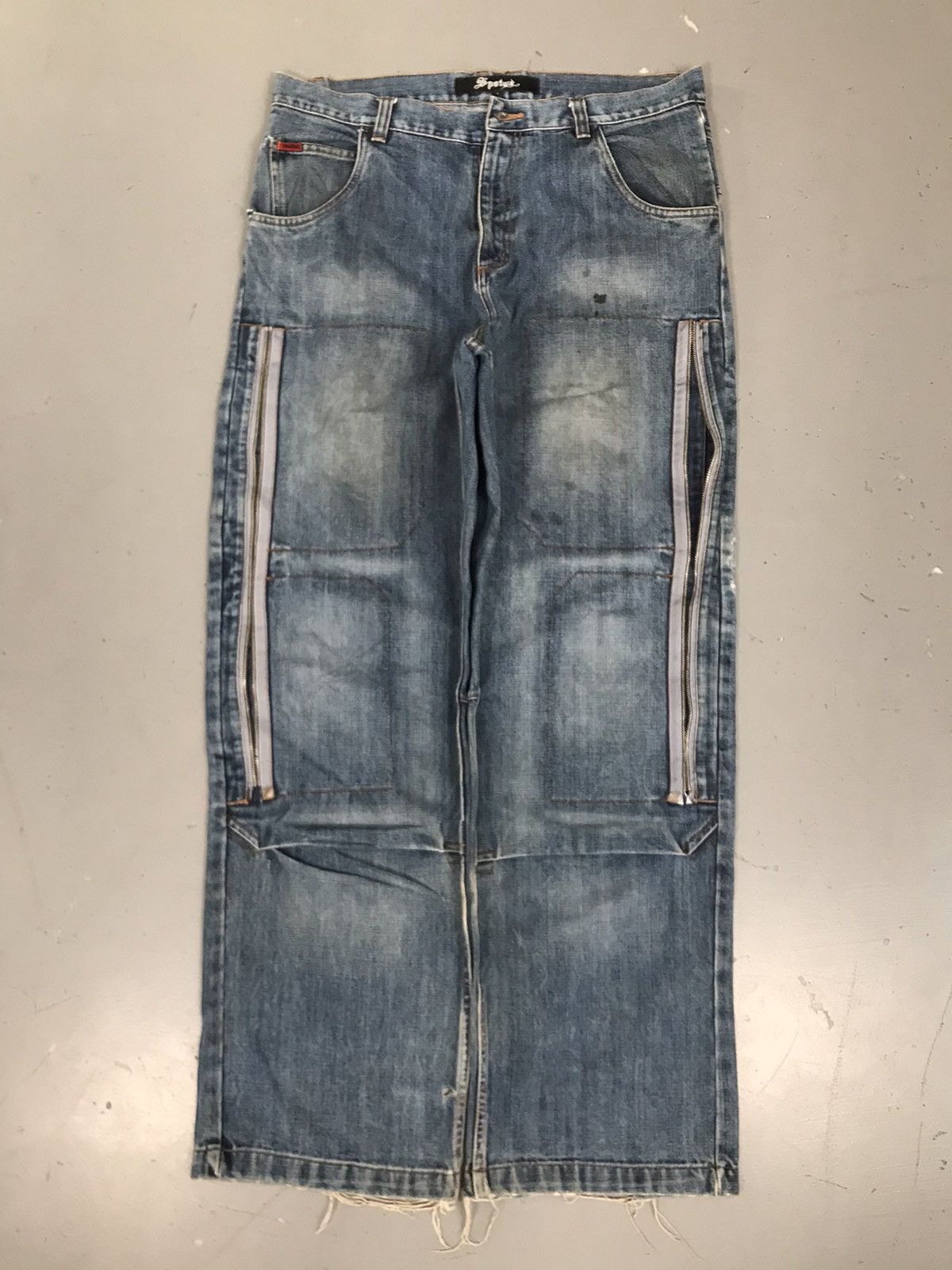 JNCO × Vintage Vintage spot gang denim Size US 37 - 1 Thumbnail