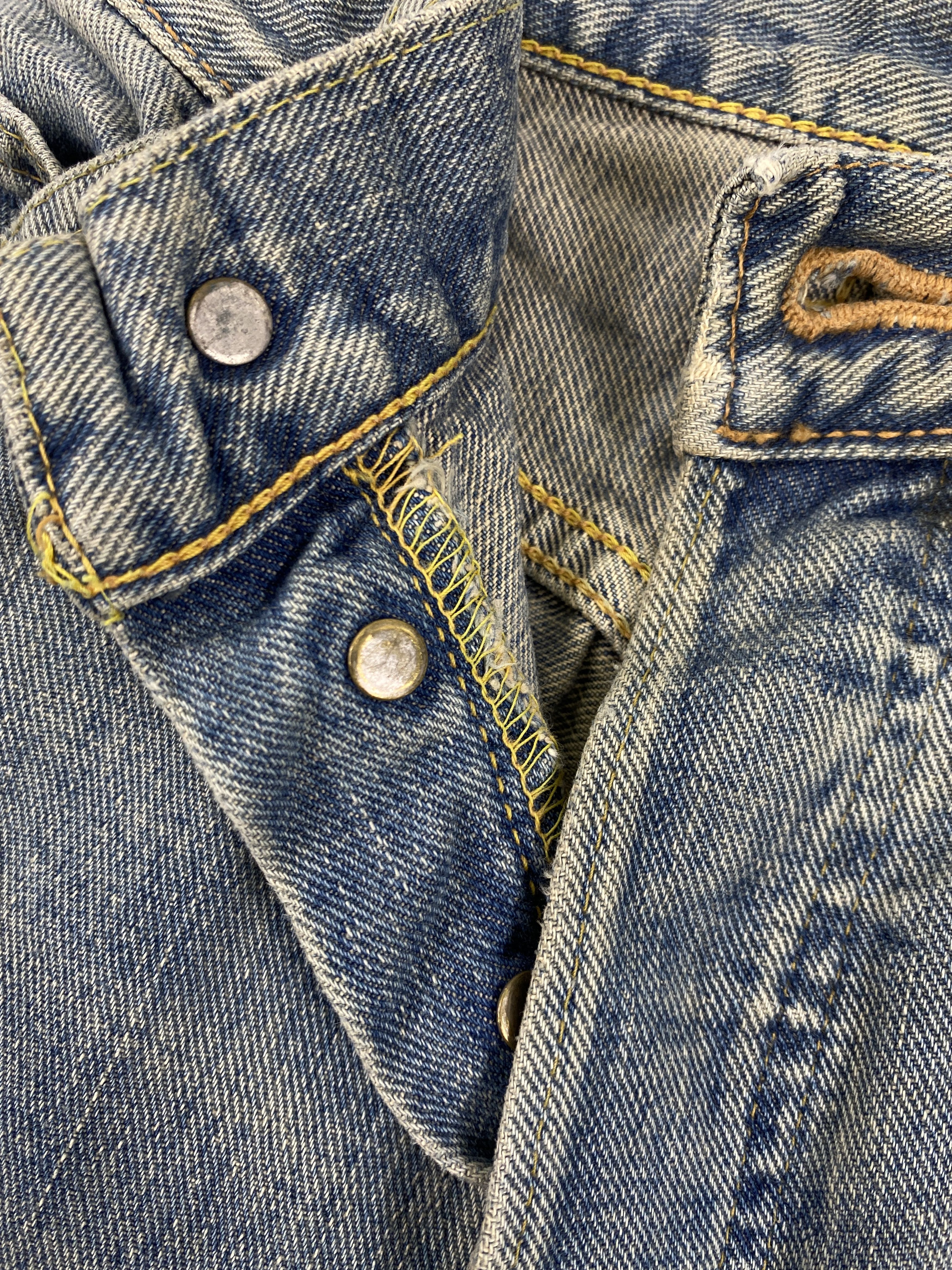 If Six Was Nine Redline Vintage Lee Jeans 30x33.5 Denim- JN3575 Size US 30 / EU 46 - 7 Thumbnail