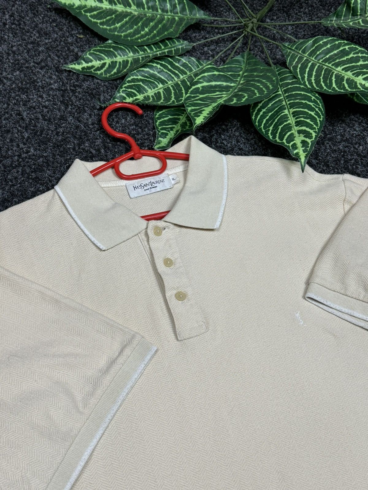 Designer × Vintage × Yves Saint Laurent Polo shirt Yves Saint Laurent XL Size YSL tee vintage Size US XL / EU 56 / 4 - 3 Thumbnail