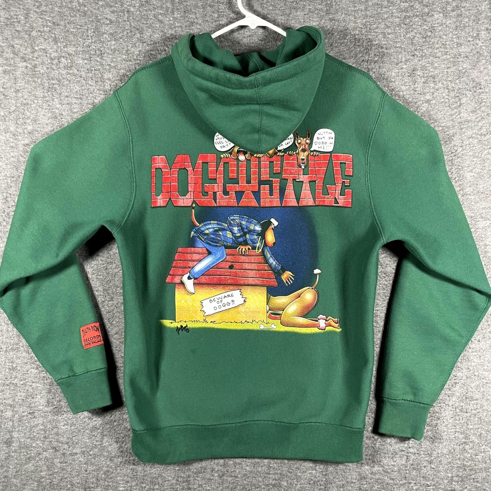 Palace Death Row Records Hoodie Mens M Green Shoe Palace Doggystyle Snoop Dogg Size US M / EU 48-50 / 2 - 2 Thumbnail