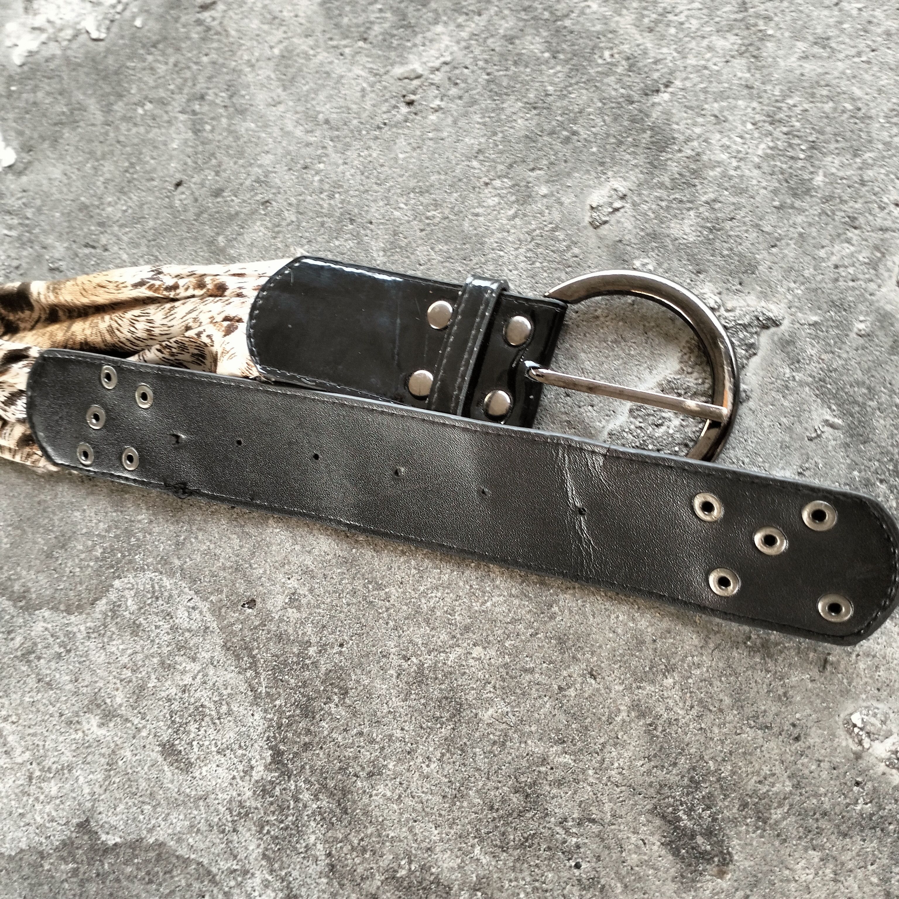 Japanese Brand studded leopard print belt Size ONE SIZE - 5 Thumbnail