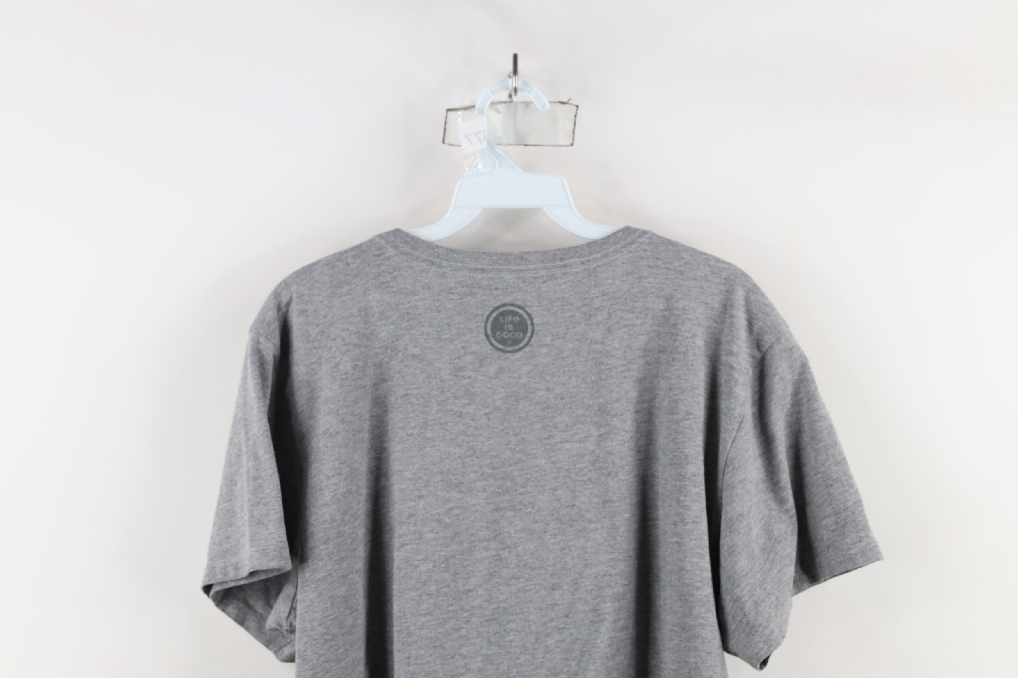 Life is Good × Vintage Life Is Good Spell Out Night Mountains Moon Crusher T-Shirt Size XL / US 12-14 / IT 48-50 - 13 Thumbnail