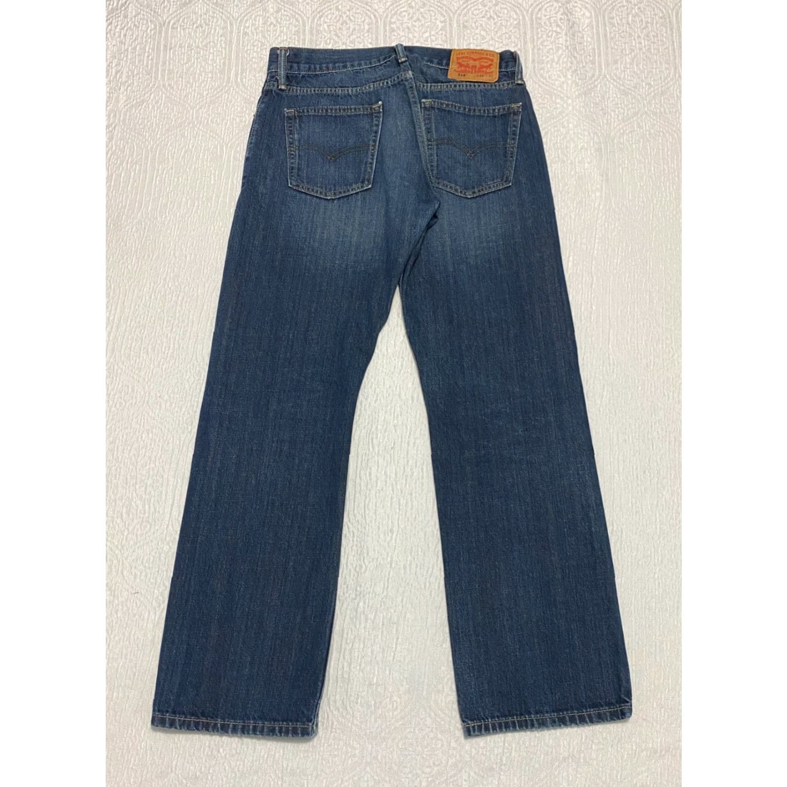 Levi's VINTAGE Levi's 514 Jeans Men's 32x31 Blue Denim 5-Pocket Zip Button Closure Regular Fit Straight Size US 32 / EU 48 - 3 Thumbnail