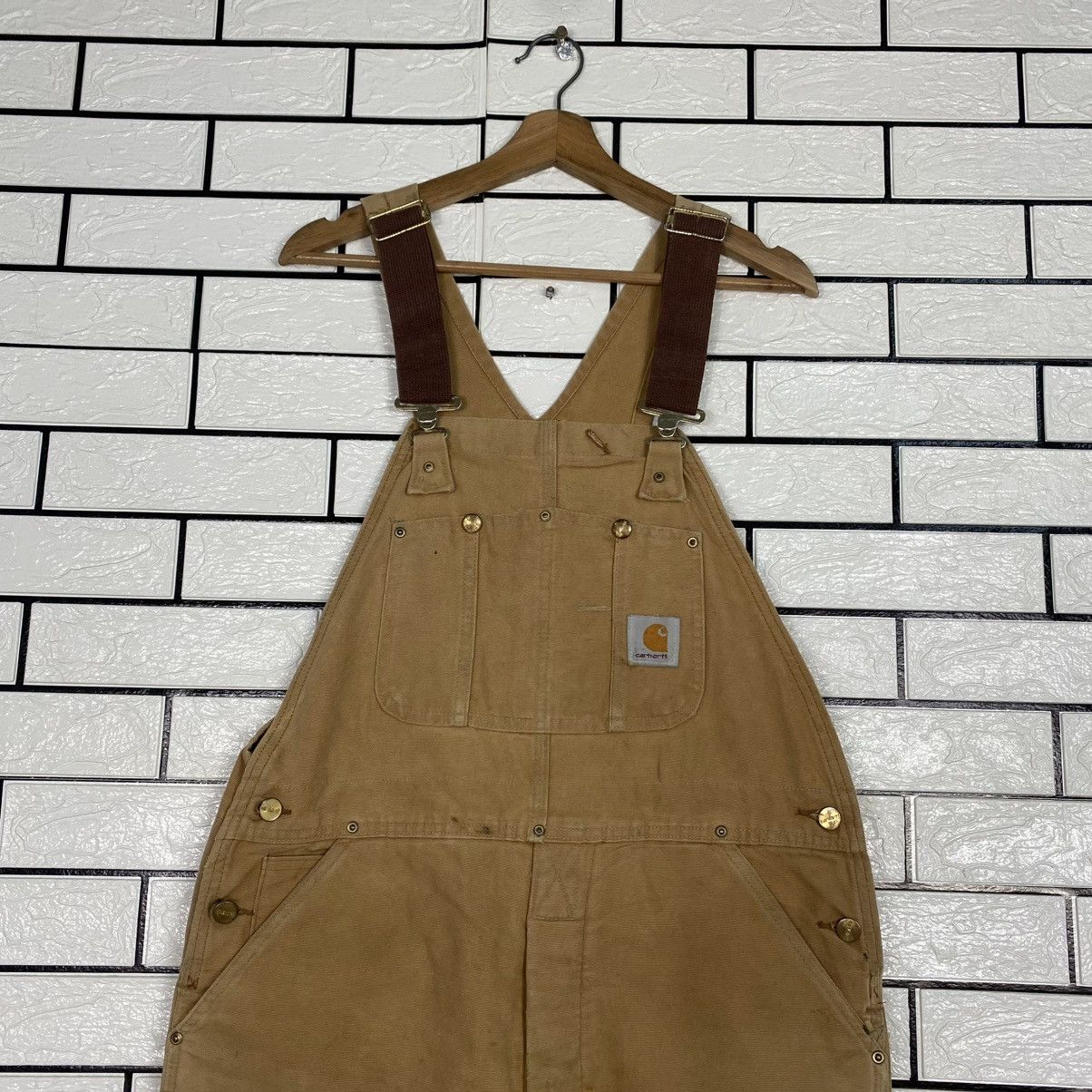 Carhartt 🔥VINTAGE COVERALL CARHARTT WORKER DUCK CANVAS DETROIT Size US 36 / EU 52 - 4 Thumbnail