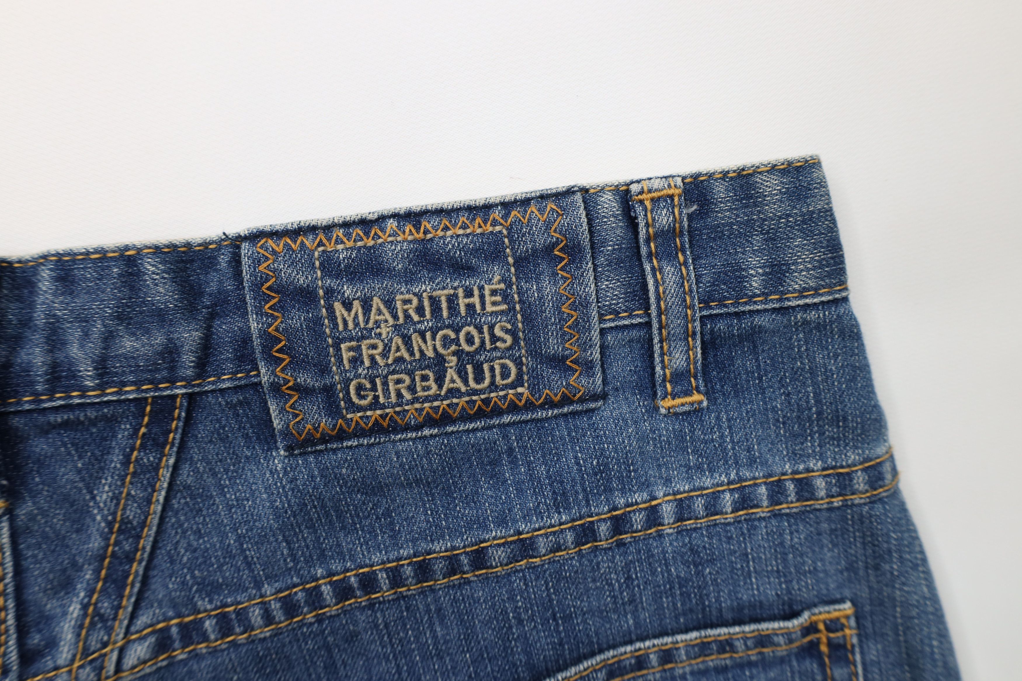 Marithe + Francois Girbaud Deadstock Vintage 90s Marithe Francois Girbaud Denim Shorts Size US 32 / EU 48 - 14 Thumbnail