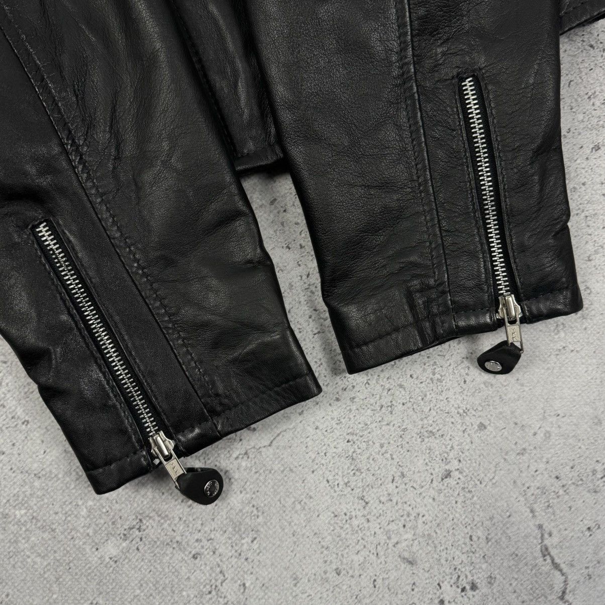 Schott Rare Schott Perfecto Johnny Hallyday Leather Biker Jacket Size US M / EU 48-50 / 2 - 9 Thumbnail