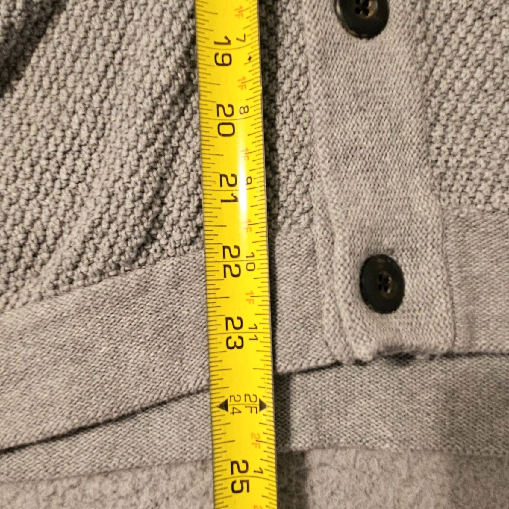 Rag & Bone rag & bone Sweater Mens XL Gray Grey Cotton Shawl Collar Button Cardigan RN108879 Size US XL / EU 56 / 4 - 5 Thumbnail