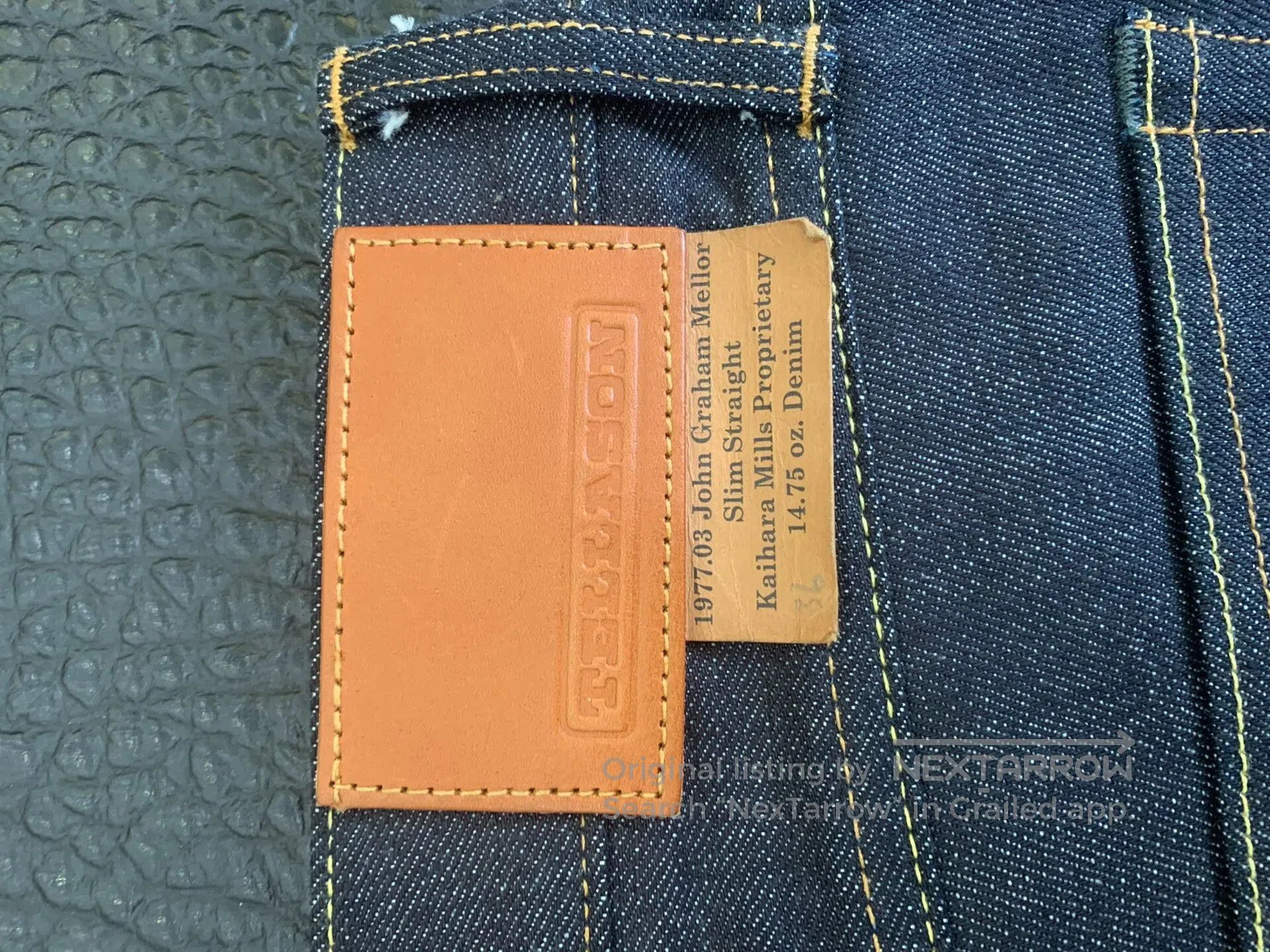 Tellason Tellason Vintage Raw Denim Jeans 14.75oz. Size US 36 / EU 52 - 4 Thumbnail