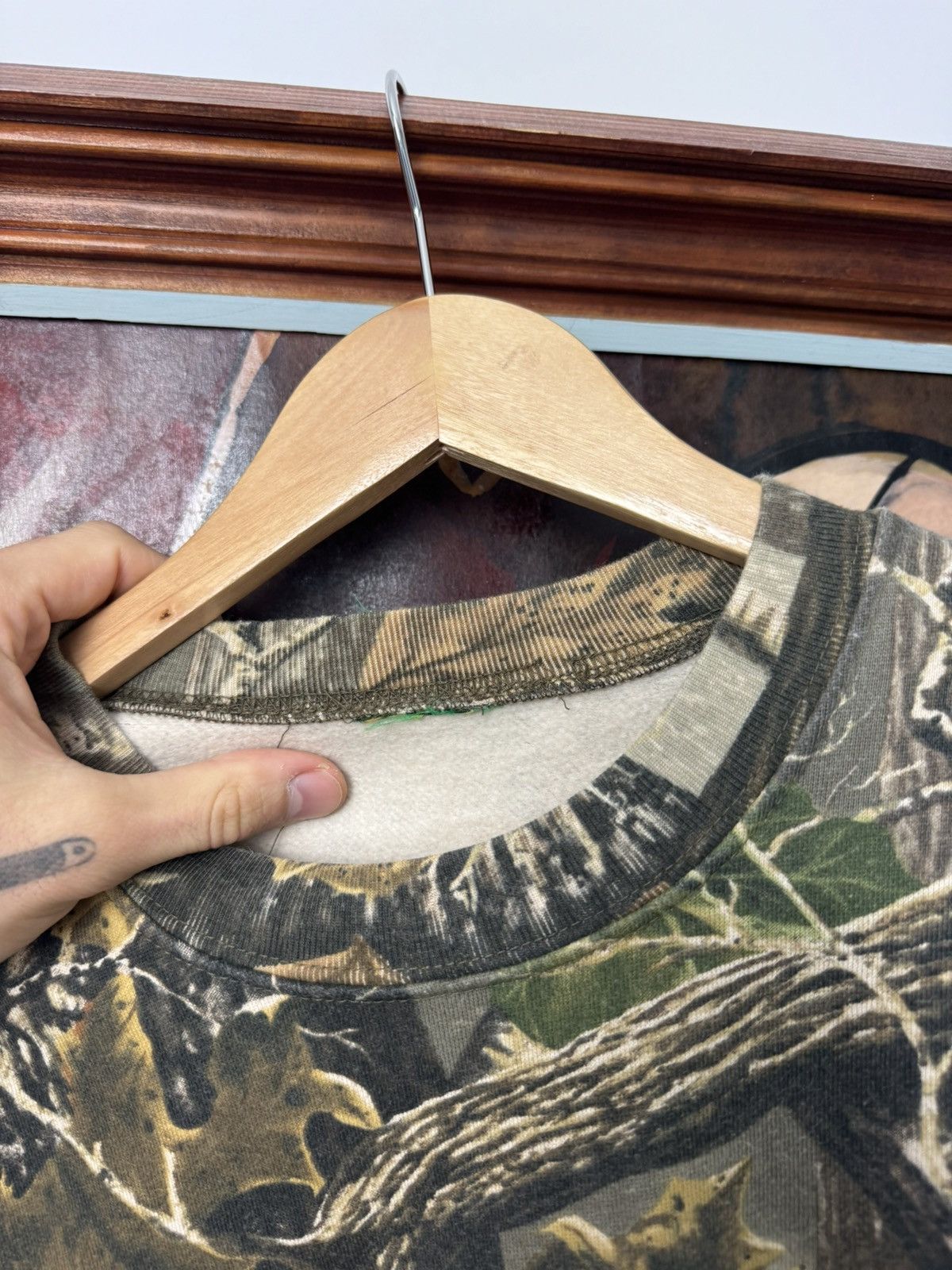 Vintage Vintage Real Tree Camo Crewneck Sweatshirt Workwear Size US M / EU 48-50 / 2 - 4 Thumbnail