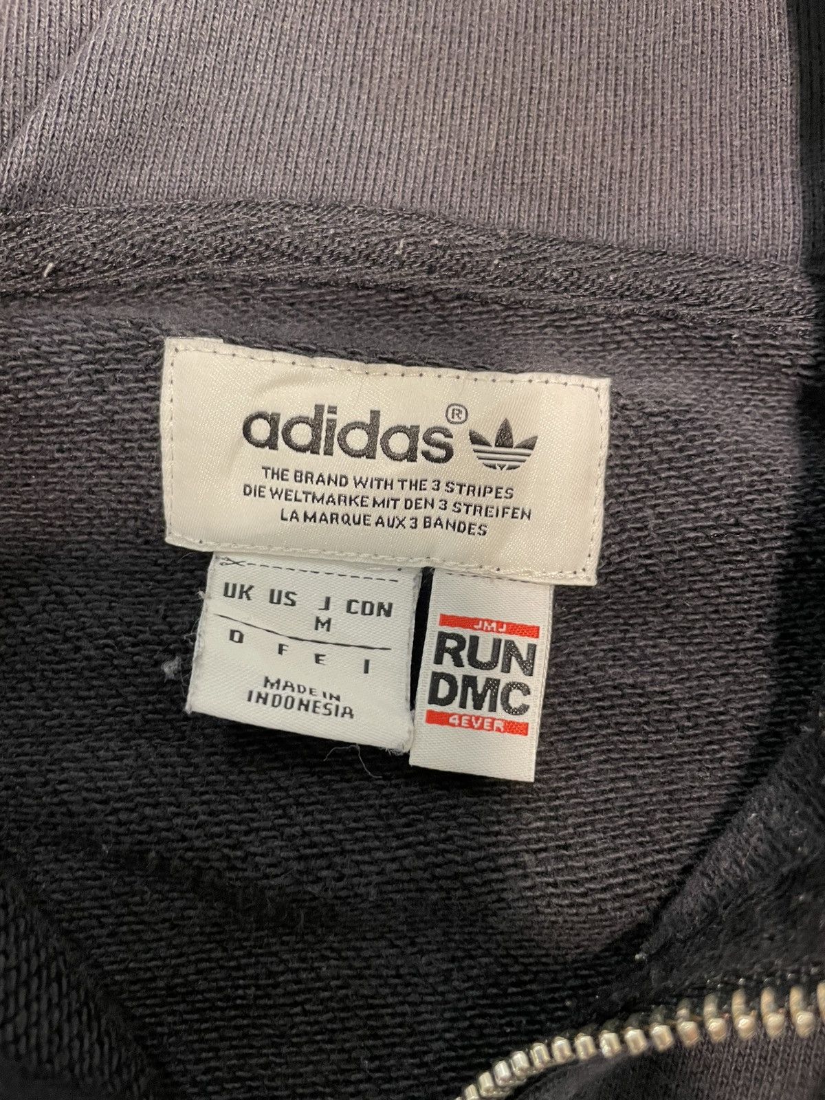 Adidas × RUN DMC Adidas x Run DMC Doublezip Hoodie Size US M / EU 48-50 / 2 - 6 Thumbnail