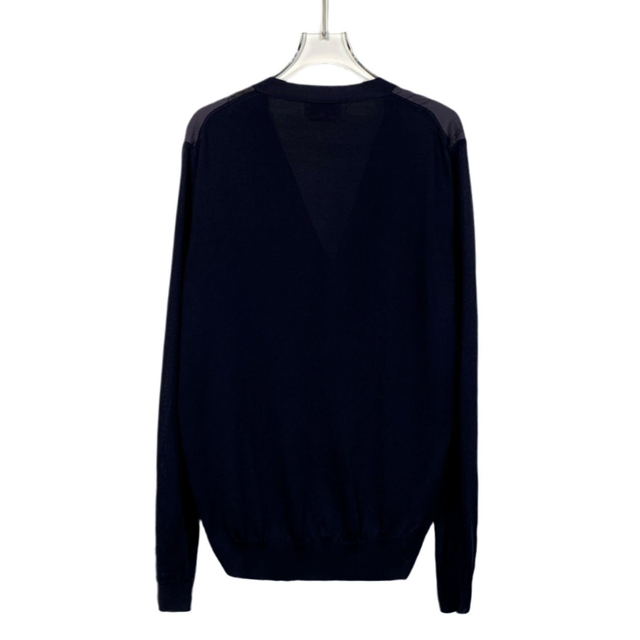Hermes Hermès Purple Pattern Silk & Wool V-Neck Single-Breasted Car Size US M / EU 48-50 / 2 - 8 Thumbnail