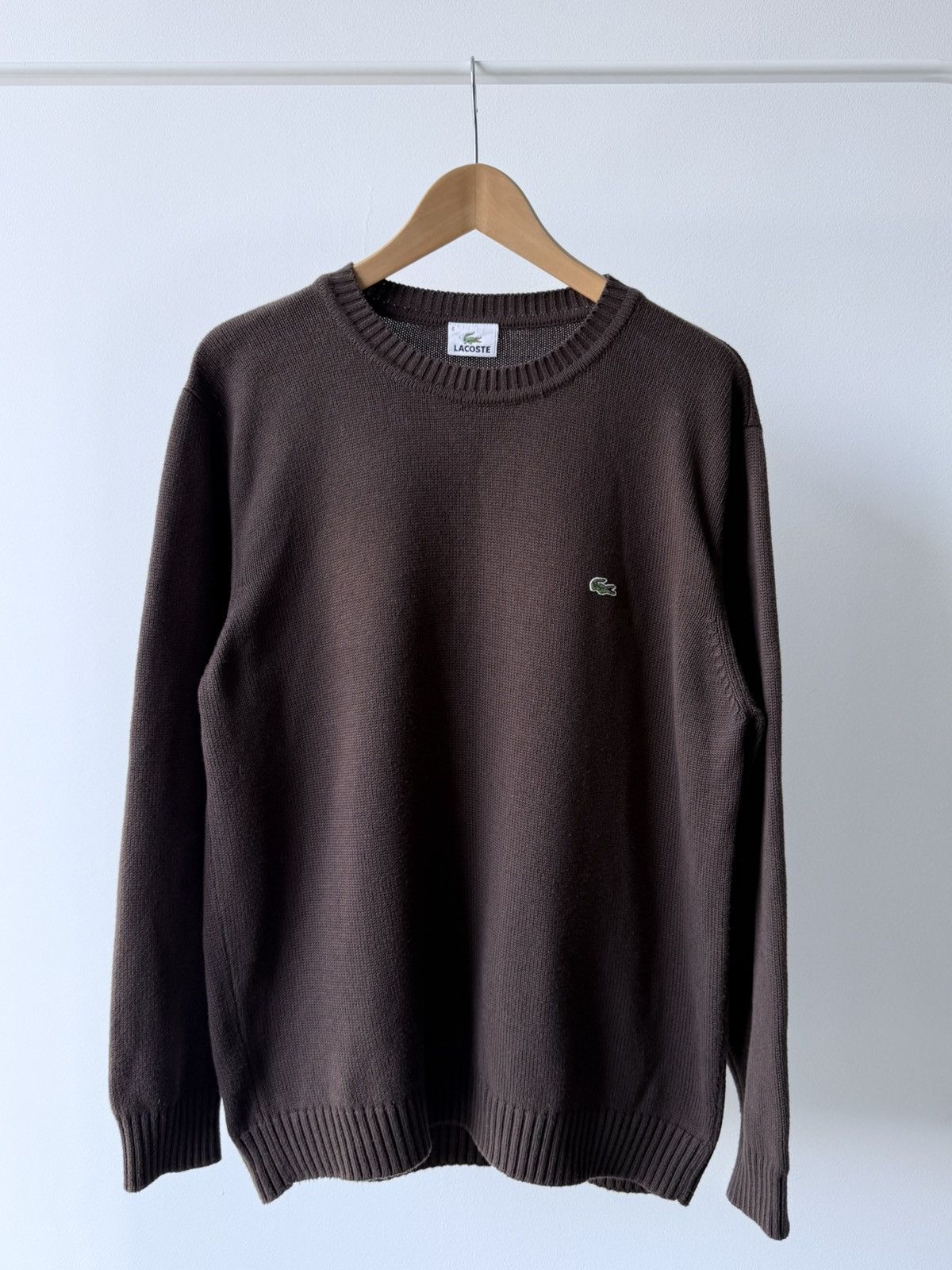 Lacoste Vintage Lacoste Brown Sweater Size US XL / EU 56 / 4 - 1 Thumbnail