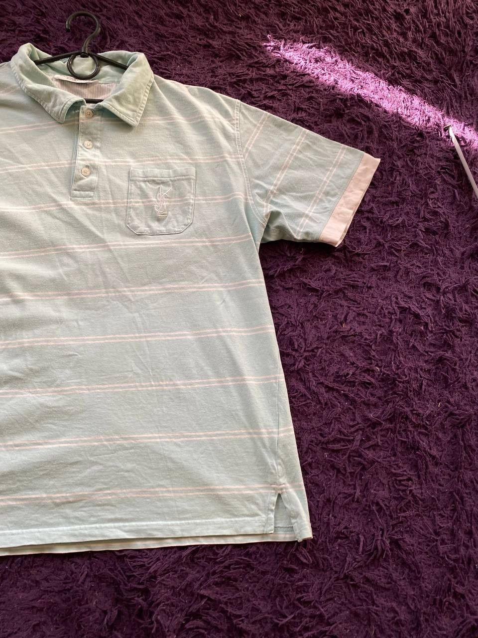 Vintage × Yves Saint Laurent YVES SAINT LAURENT VINTAGE YSL POLO T SHIRT Size US XXL / EU 58 / 5 - 16 Thumbnail