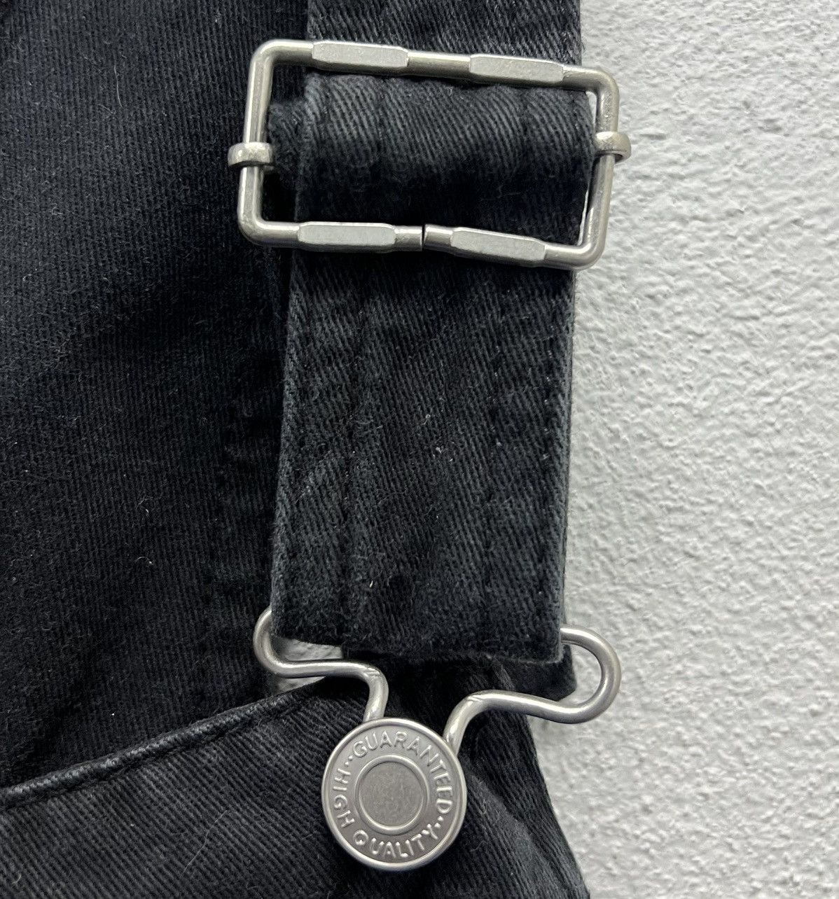 Japanese Brand × Vintage Vintage Y2K Style COZZA Black Cotton Overalls - Size L Size US 33 - 7 Thumbnail