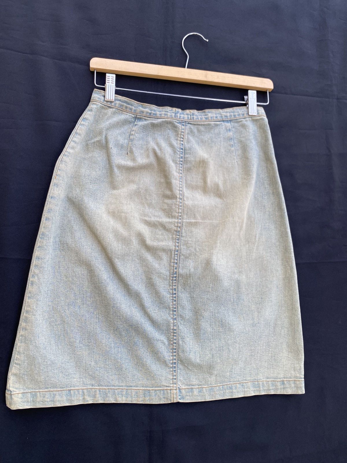 Dolce & Gabbana Rare Vintage Dolce & Gabbana Midi Jeans Skirt Size 26" / US 2 / IT 38 - 16 Thumbnail