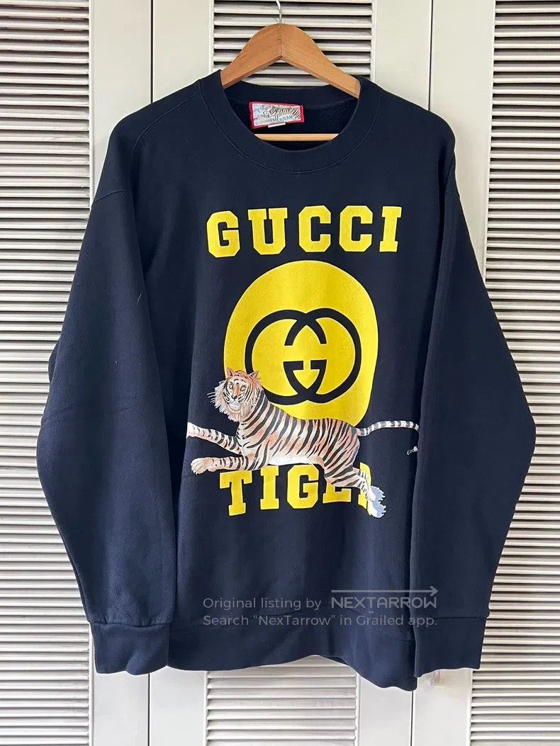 Gucci Gucci Tiger Double G Sweatshirt Size US L / EU 52-54 / 3 - 1 Thumbnail