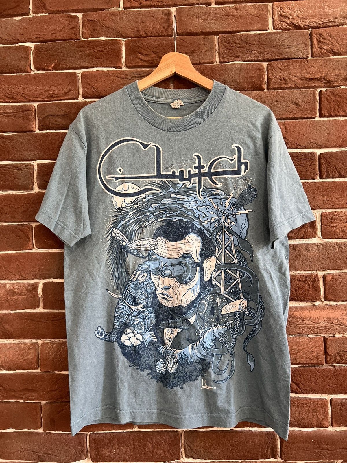 Band Tees Rare 00s Vintage Clutch Rock Band T-Shirt Y2K Hype Metal Size US M / EU 48-50 / 2 - 1 Thumbnail