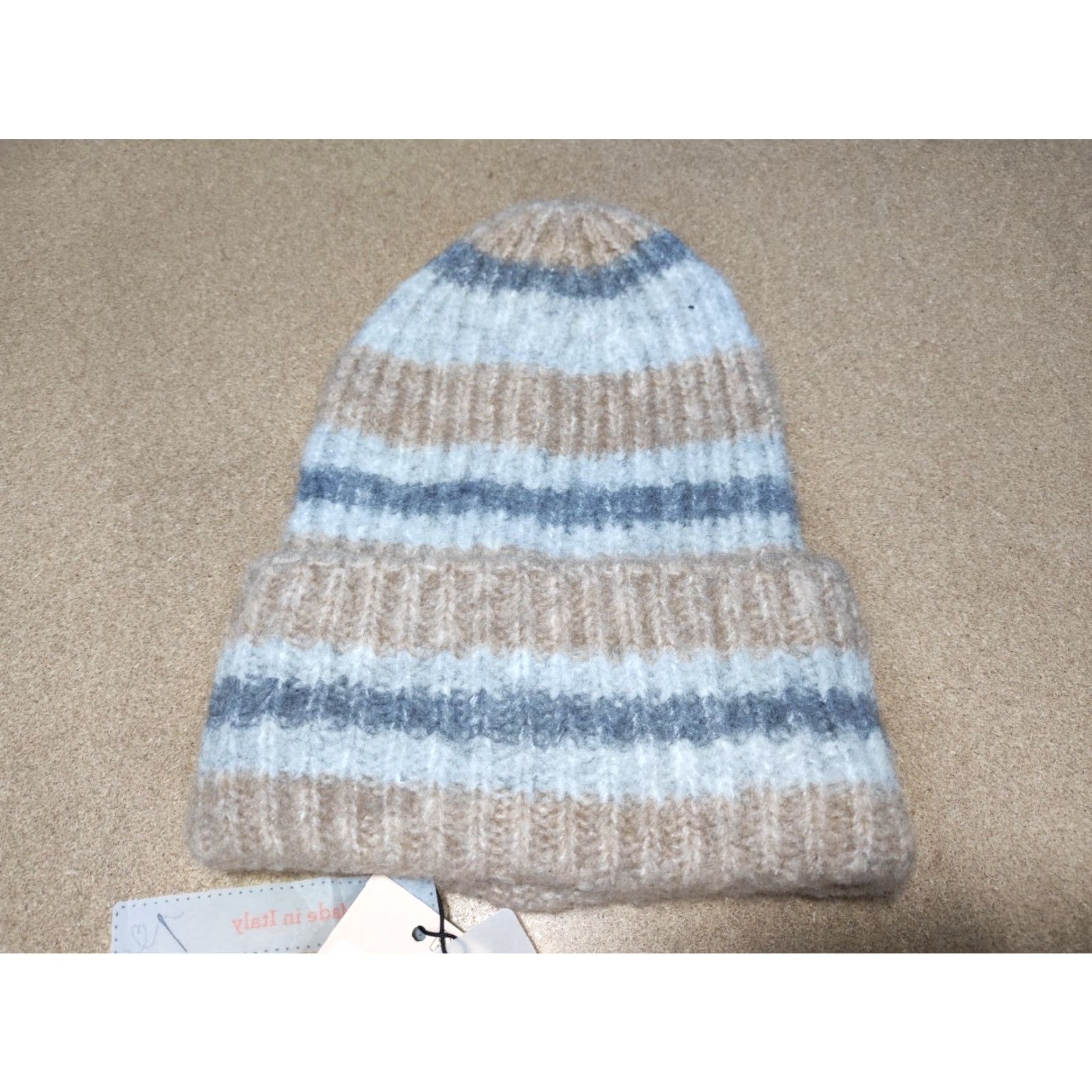 Vintage Beck Sondergaard Alpaca Wool Blend Womens Beanie Hat One Size Striped Size ONE SIZE - 3 Thumbnail