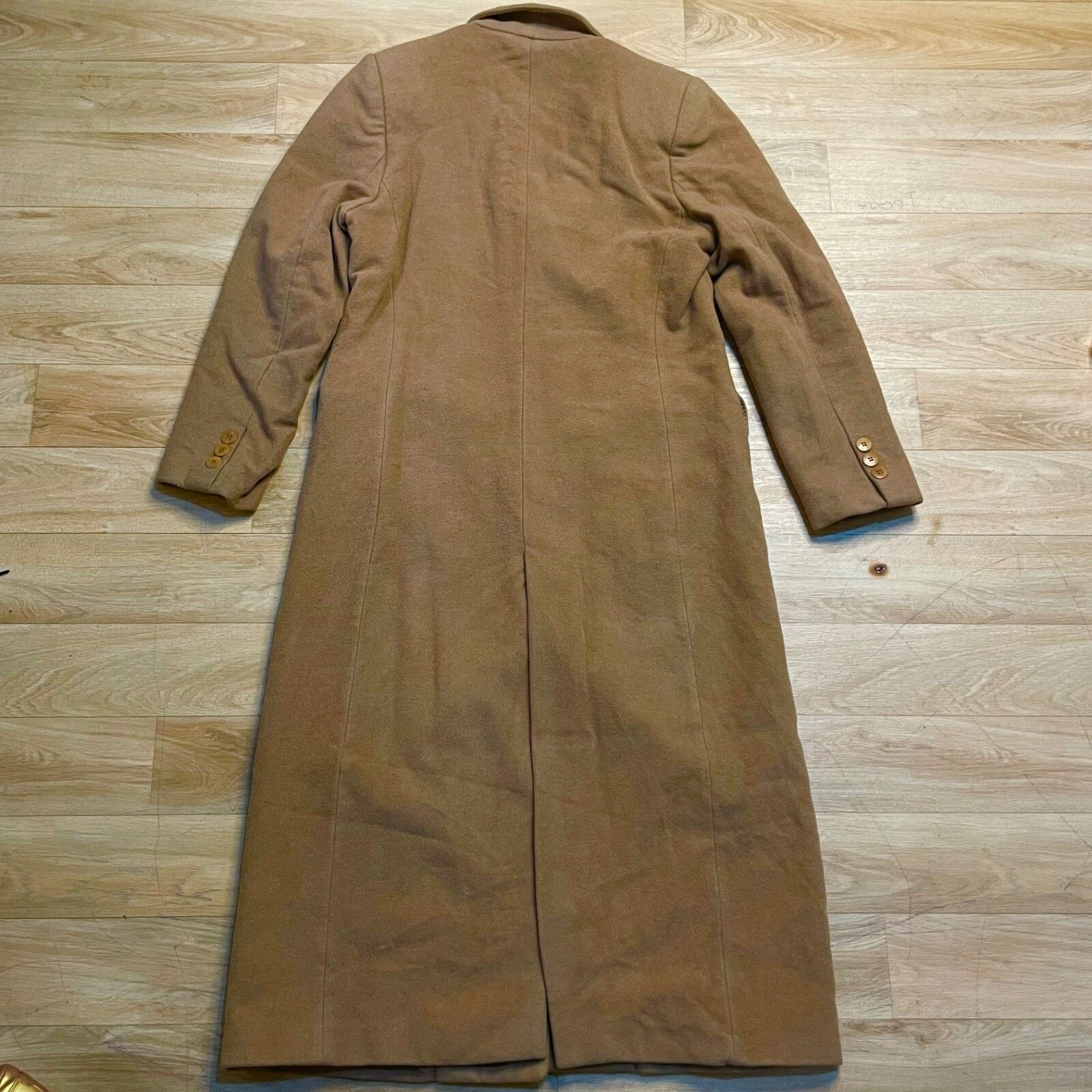 Burberry Vintage Burberry WINTER TRENCH coat VIRGIN wool CASHMERE Size S / US 4 / IT 40 - 4 Thumbnail