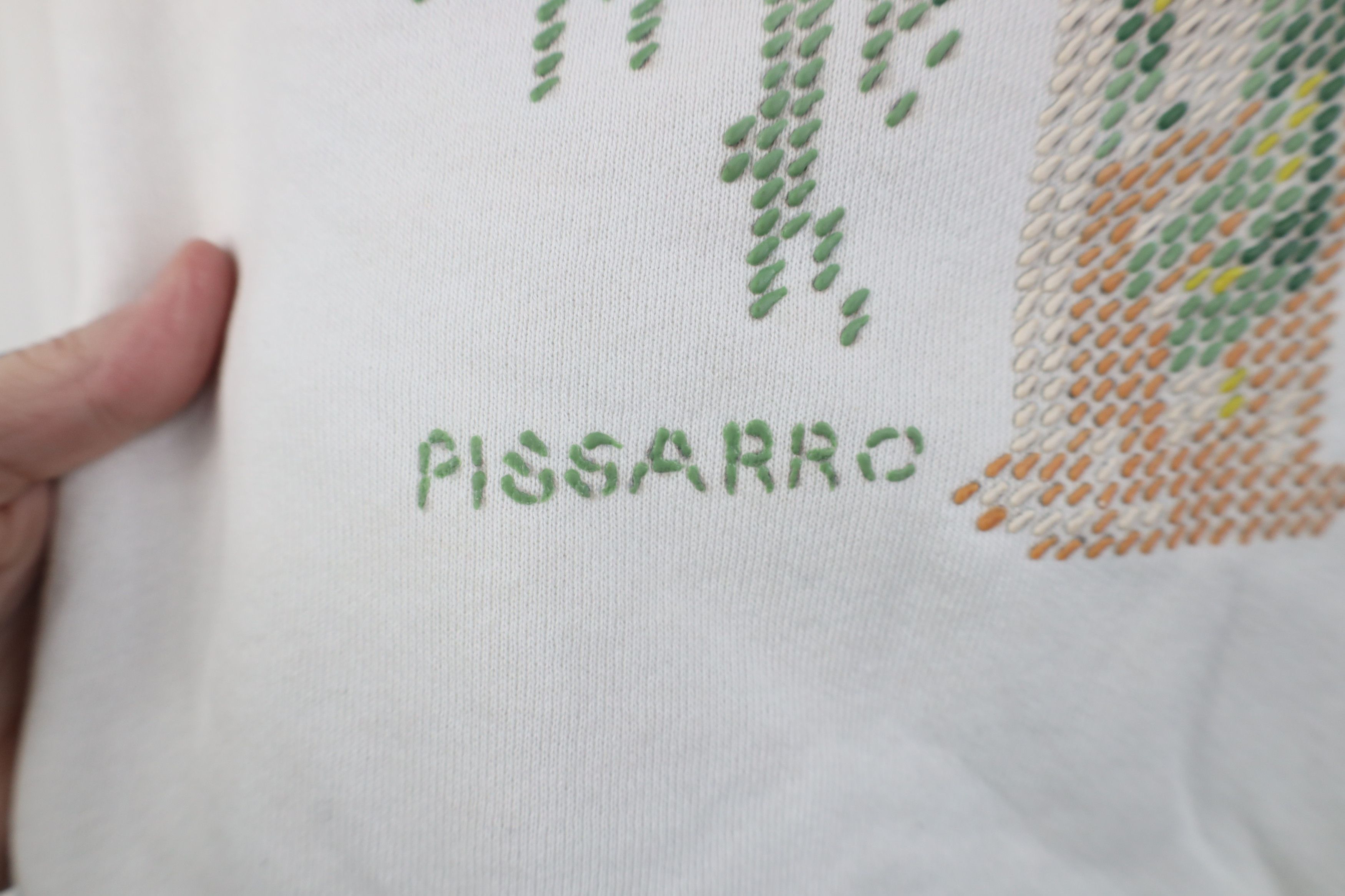 Vintage Vintage 90s Camille Pissarro Art Flower Crewneck Sweatshirt Size XL / US 12-14 / IT 48-50 - 5 Thumbnail