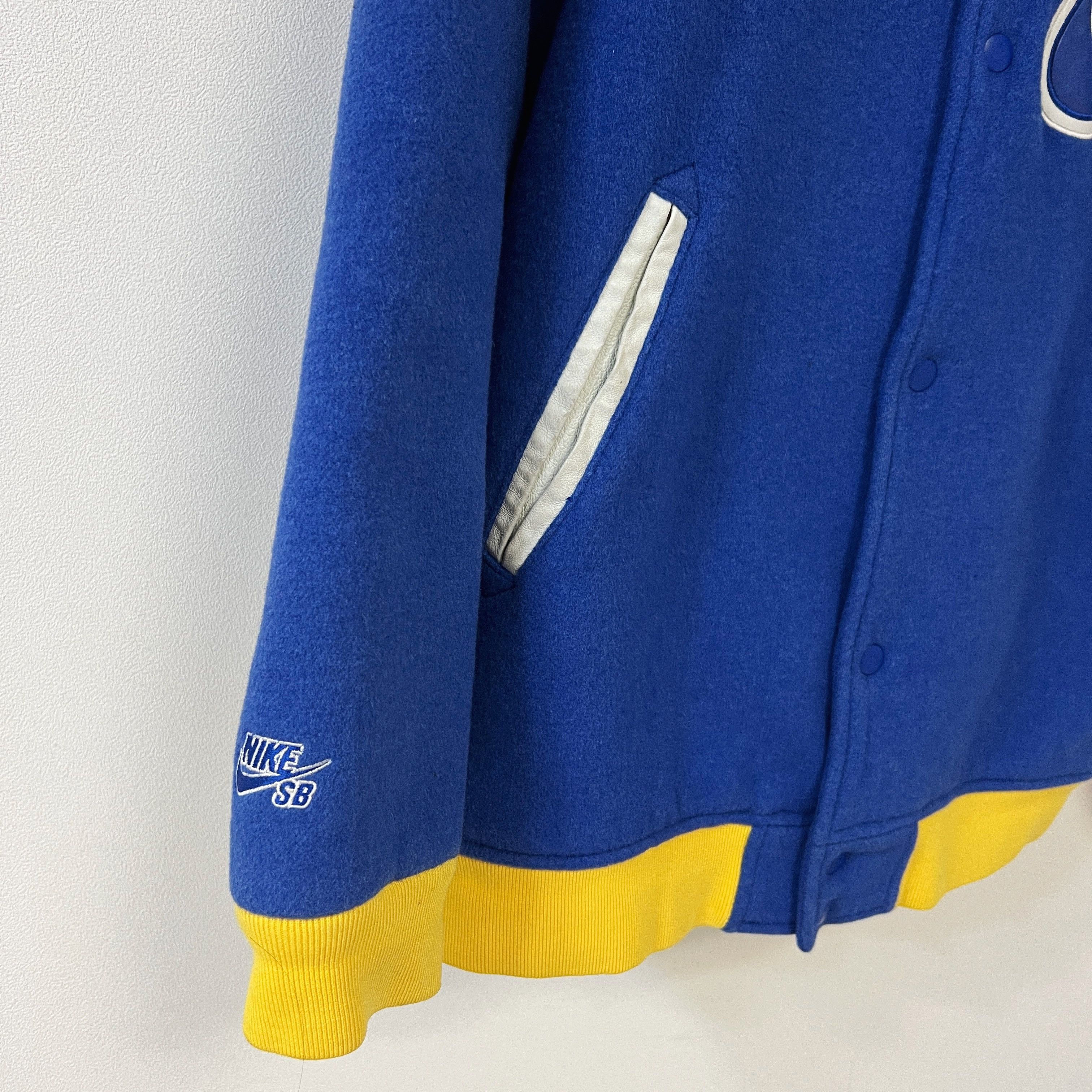 Nike × Supreme Supreme Nike SB Varsity Jacket Blue 2007 Size US XL / EU 56 / 4 - 6 Thumbnail