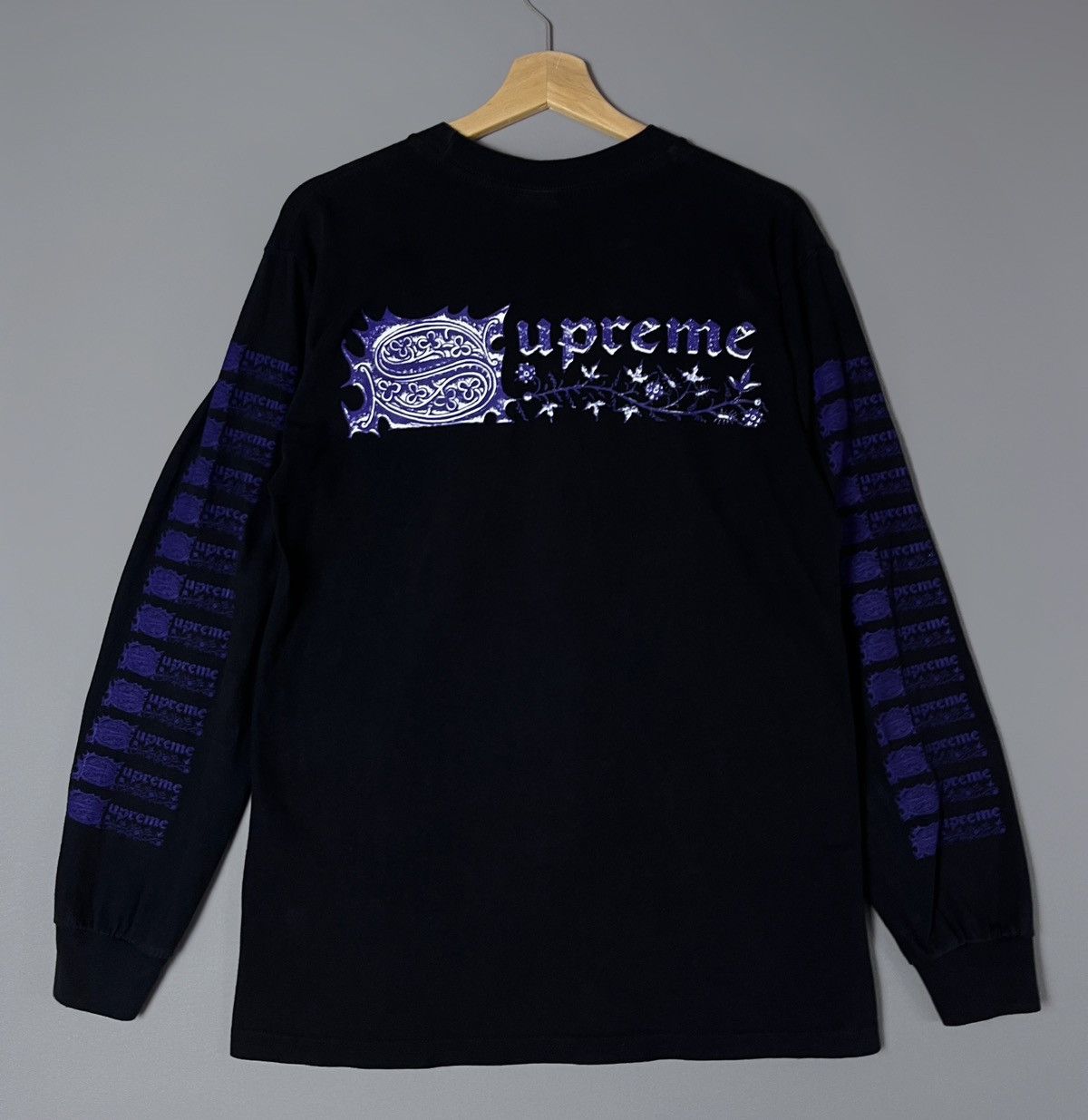 Supreme Saint Sebastian L/S Tee Black L べ*べ様 Supreme