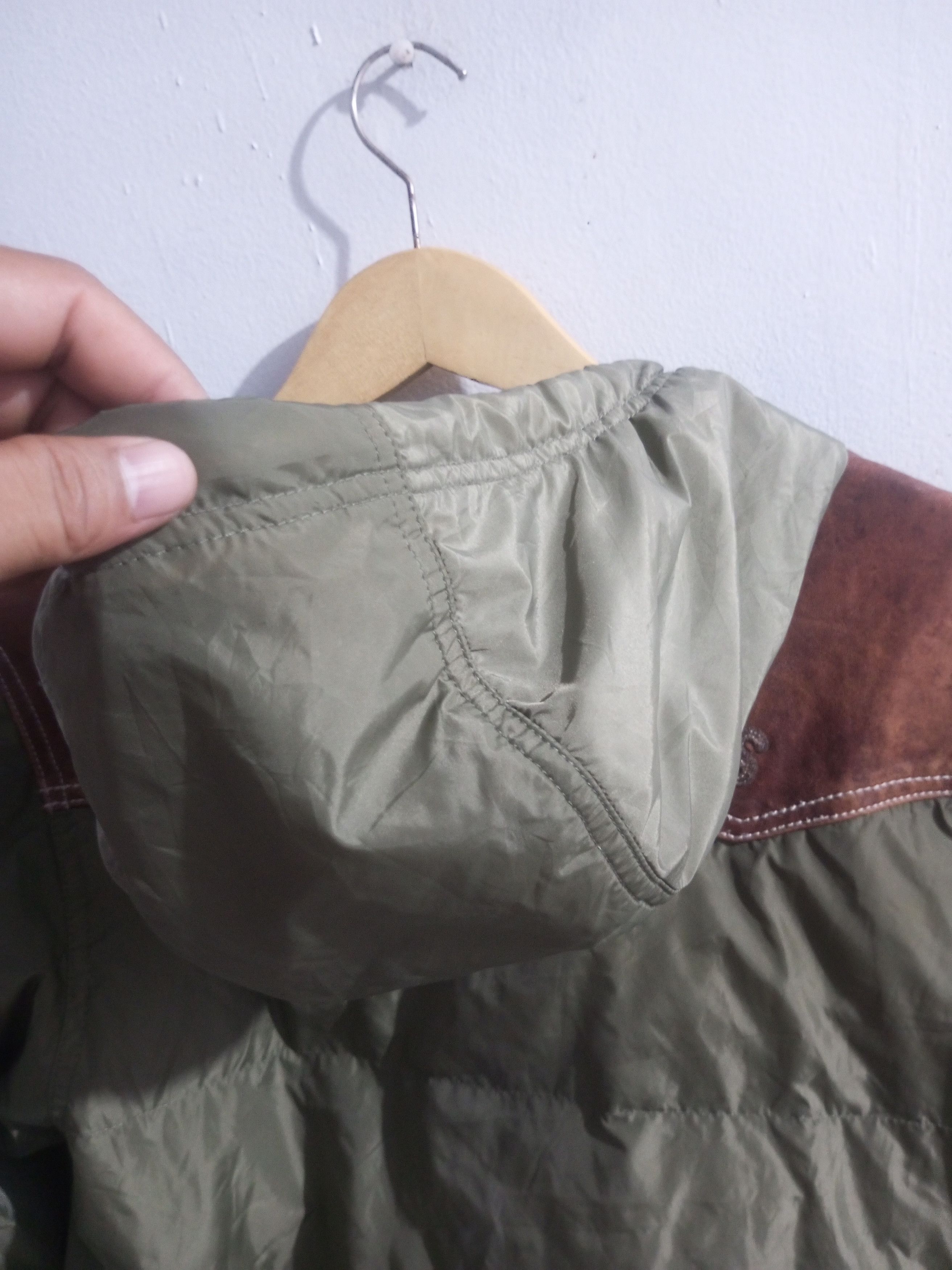 Japanese Brand Vintage drukstores multi pocket denim mix Parachute jacket Size US M / EU 48-50 / 2 - 11 Thumbnail