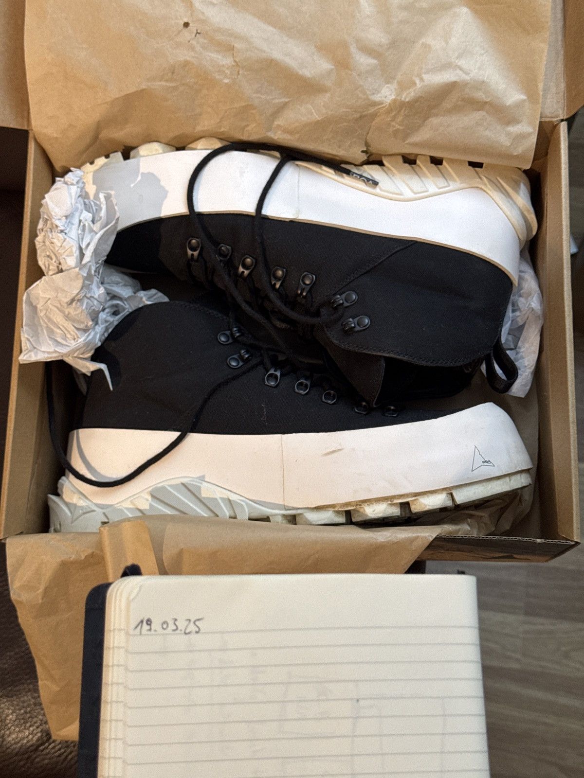 ROA ROA CVO Black-White Hiking Winter Boots EU45 Size US 11.5 / EU 44-45 - 9 Thumbnail