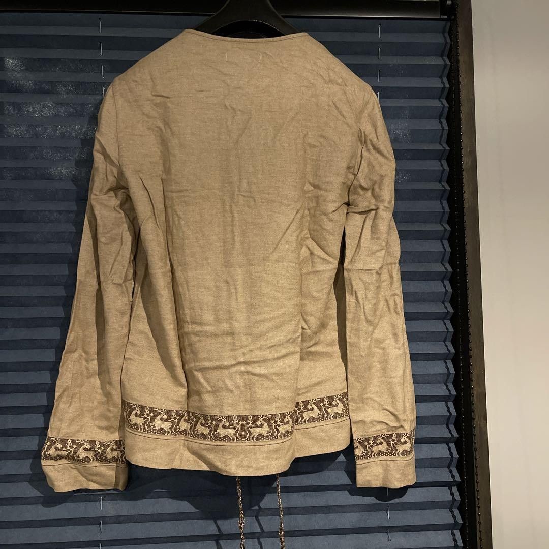 Number (N)ine AW02 "Nowhere Man" Long Sleeve Henley Tee Size US M / EU 48-50 / 2 - 2 Thumbnail