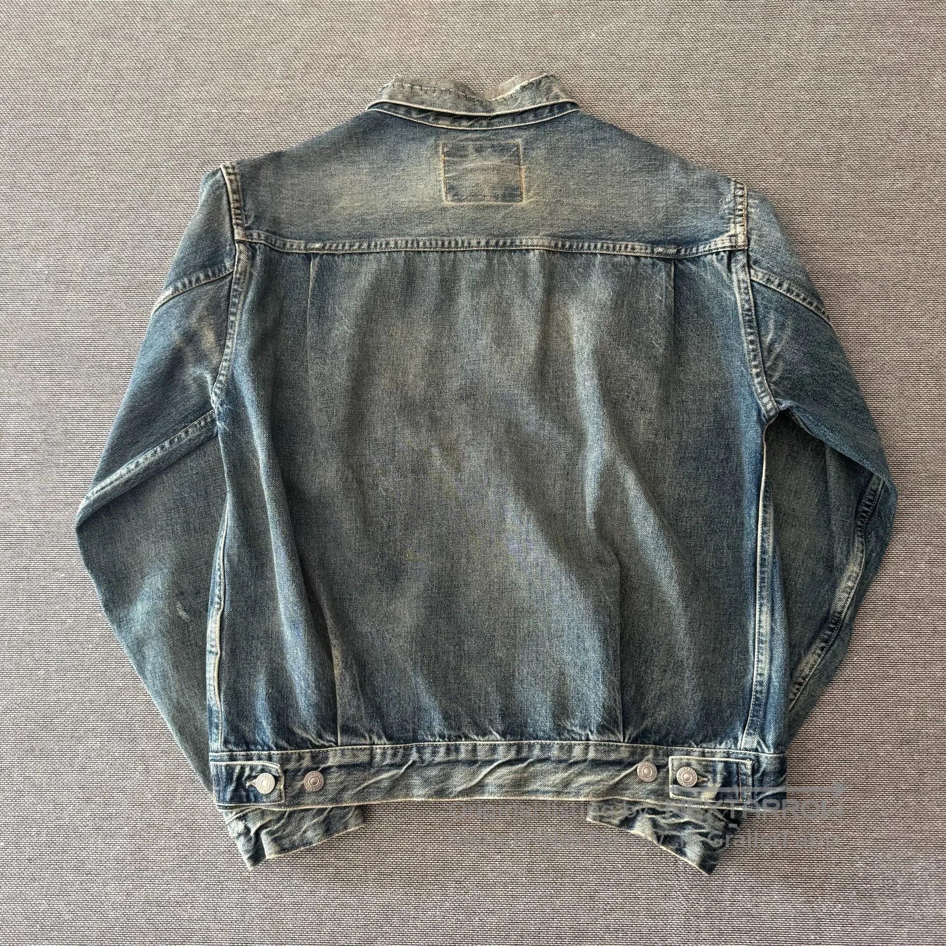 LVC Levi's LVC507xx Washed Denim Jacket. Size US M / EU 48-50 / 2 - 2 Thumbnail