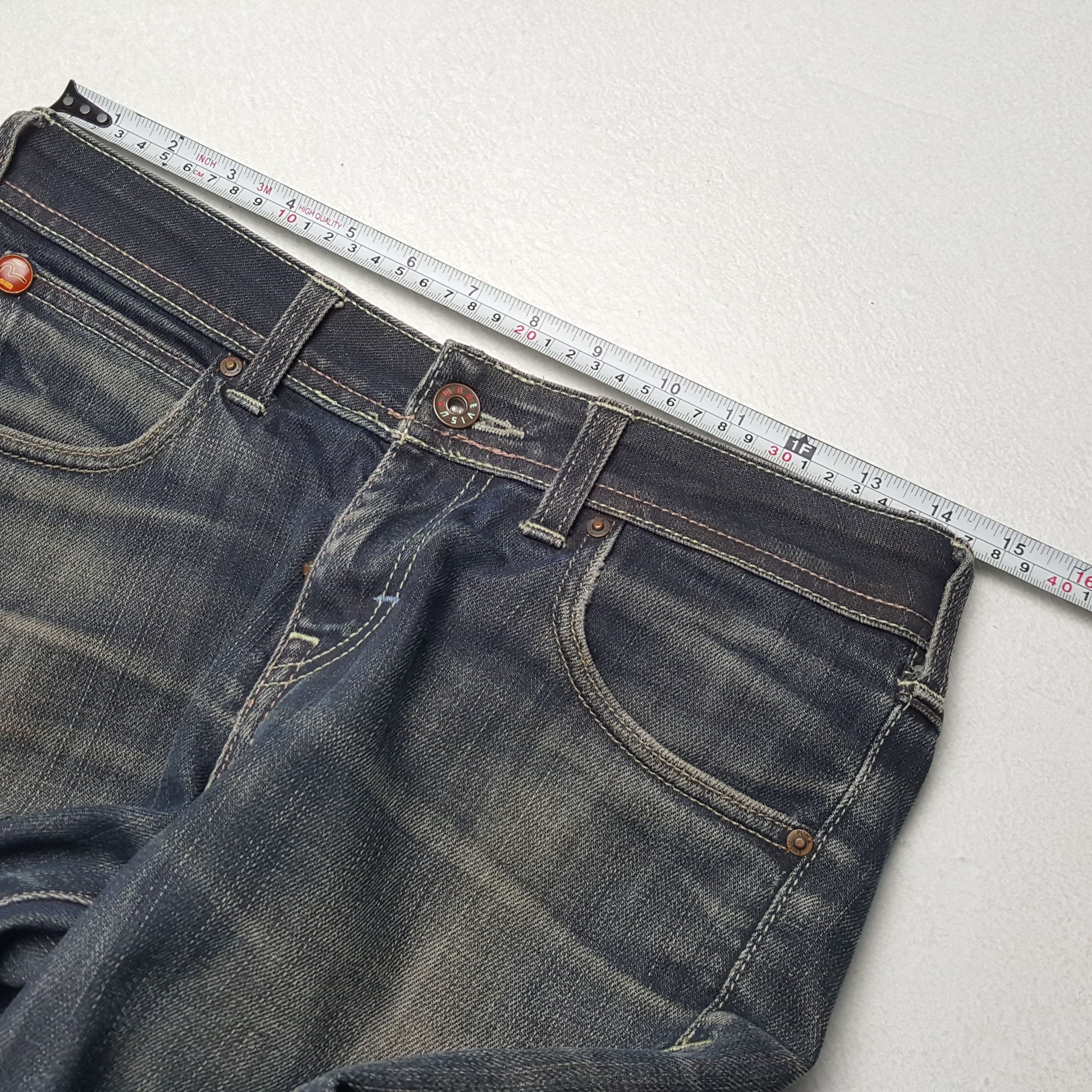 Evisu × Japanese Brand × Puma EVISU x PUMA Japanese Brand Custom Daicock Style Jeans Size 29" - 7 Thumbnail