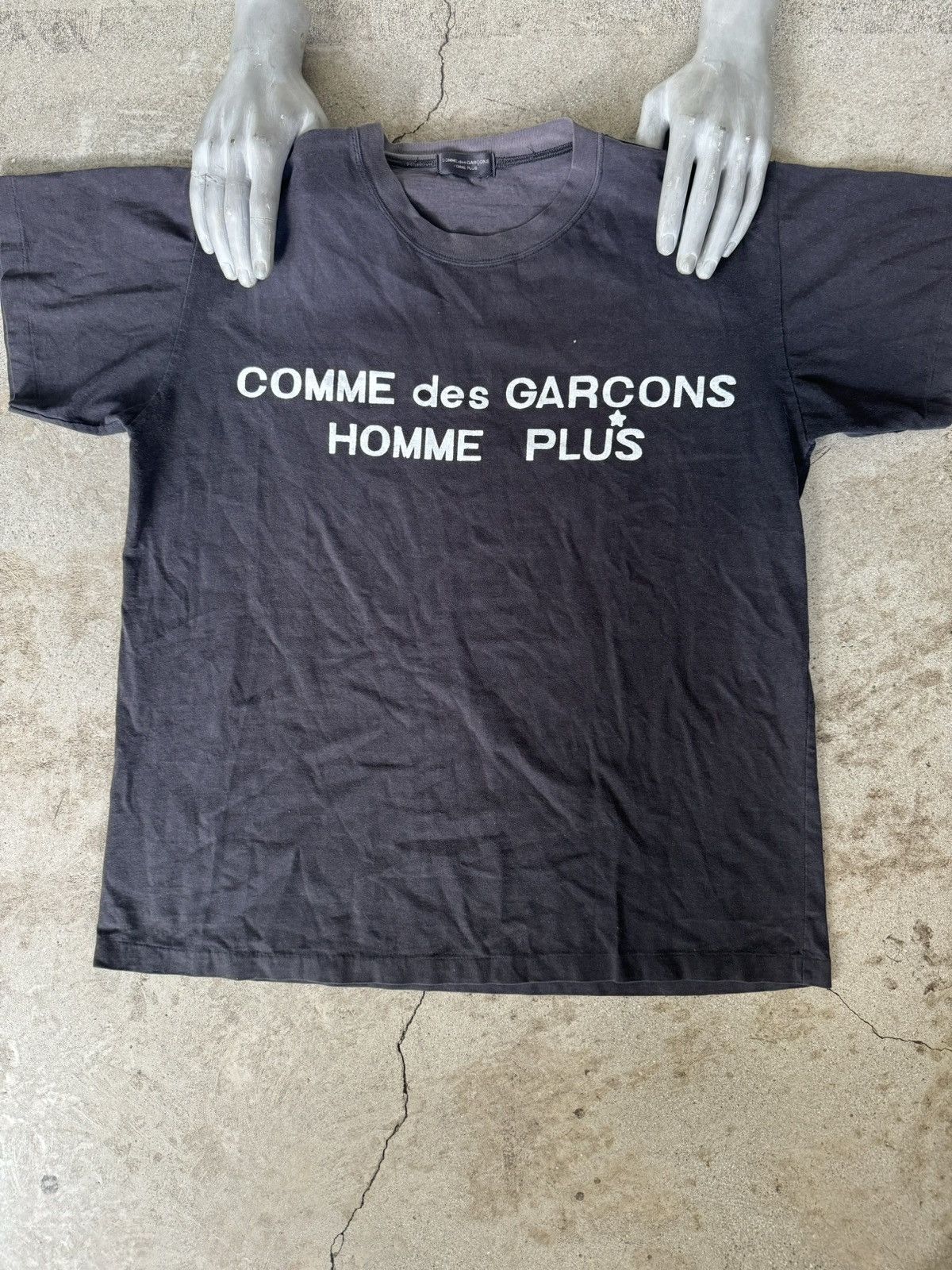 Pre-owned Comme Des Garcons X Comme Des Garcons Homme Plus Archive Comme Des Garçons Homme Plus Single Stitch Shirt In Black