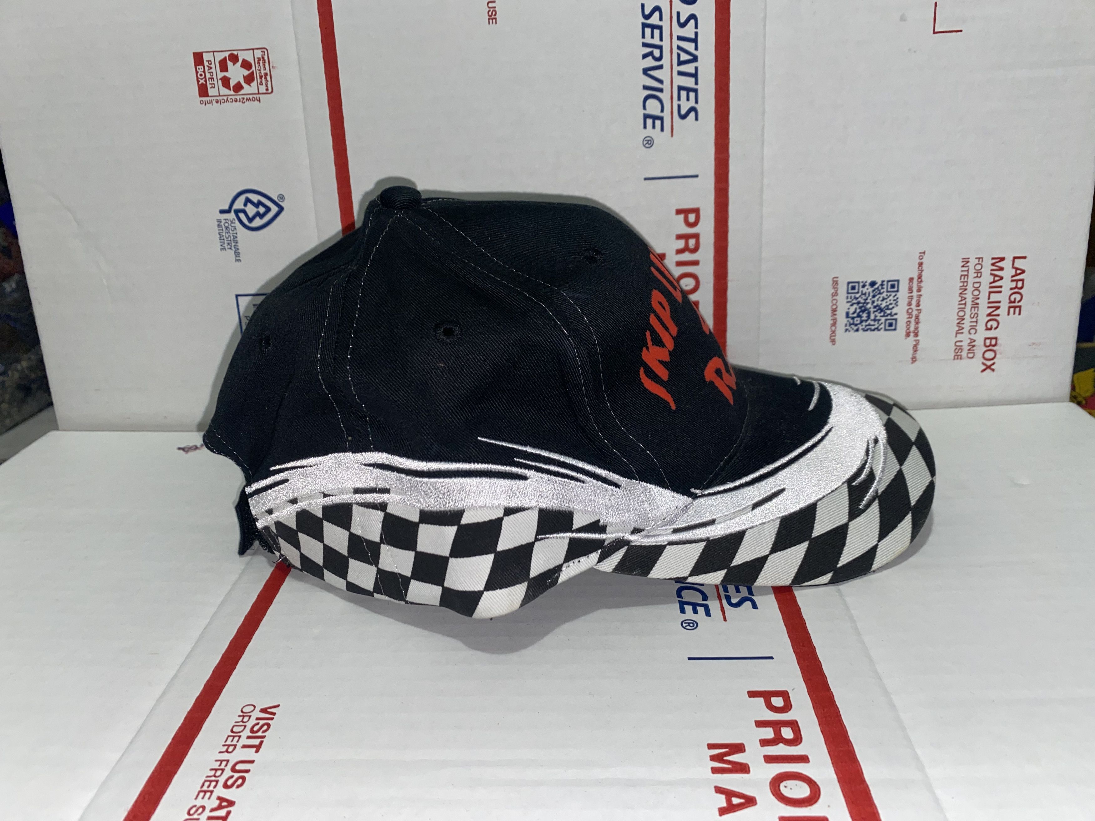 Vintage Skip Lundemuth Racing Baseball Cap Velcro Hat NASCAR Drag US Size ONE SIZE - 2 Thumbnail