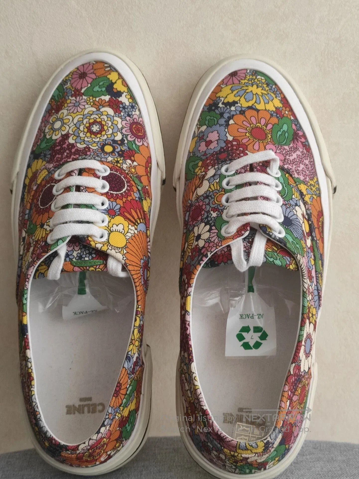 Hedi Slimane Celine Hedi Floral Collaboration Skate Shoes. Size US 8 / EU 41 - 1 Thumbnail